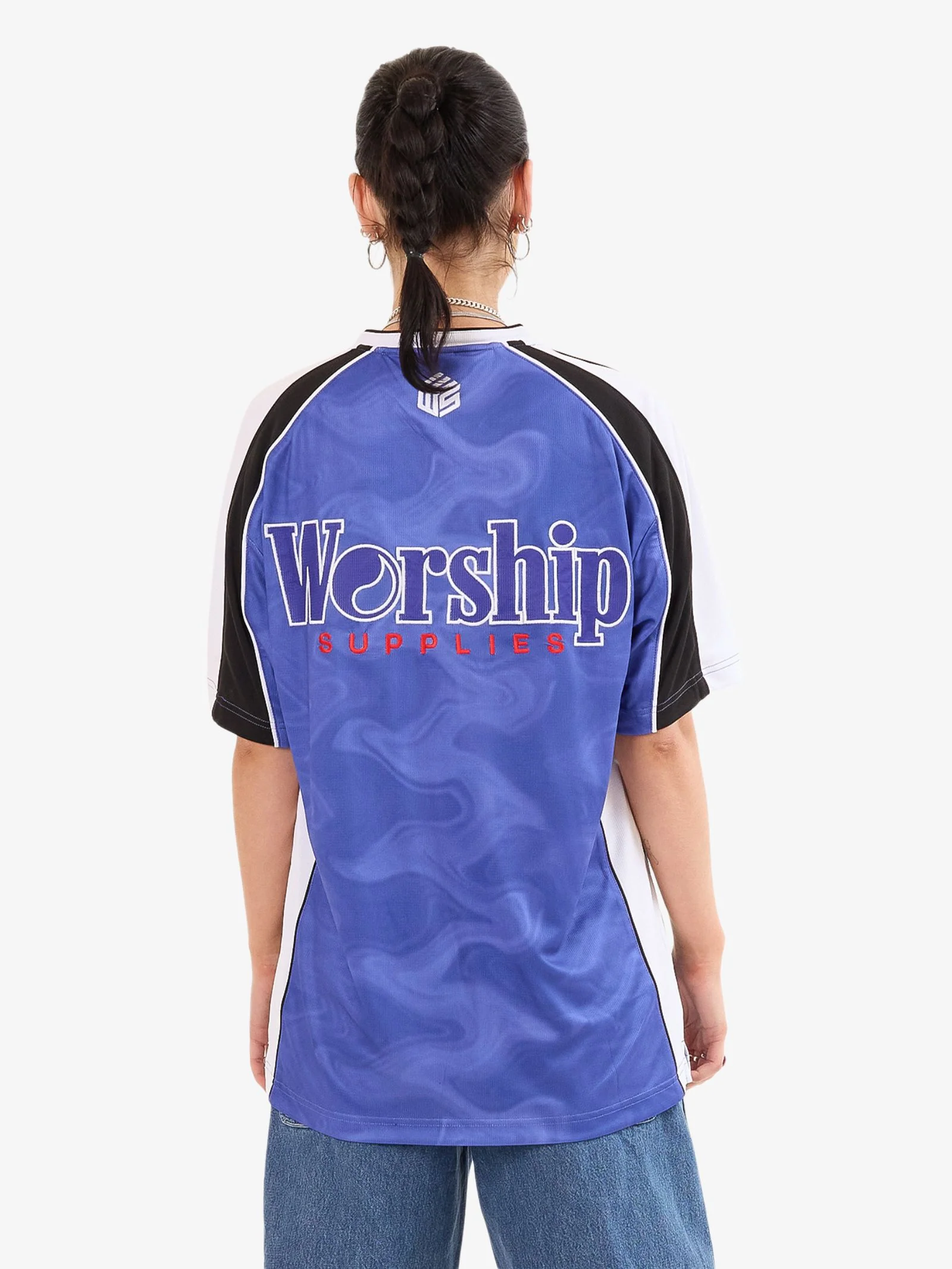 Smoke V-Neck Football Jersey - Image 3