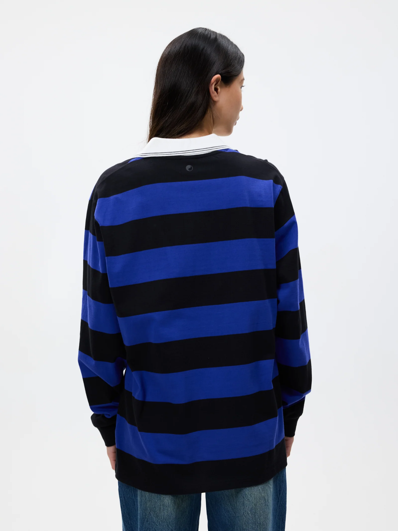 Smoko Stripe Long Sleeve Polo - Image 4