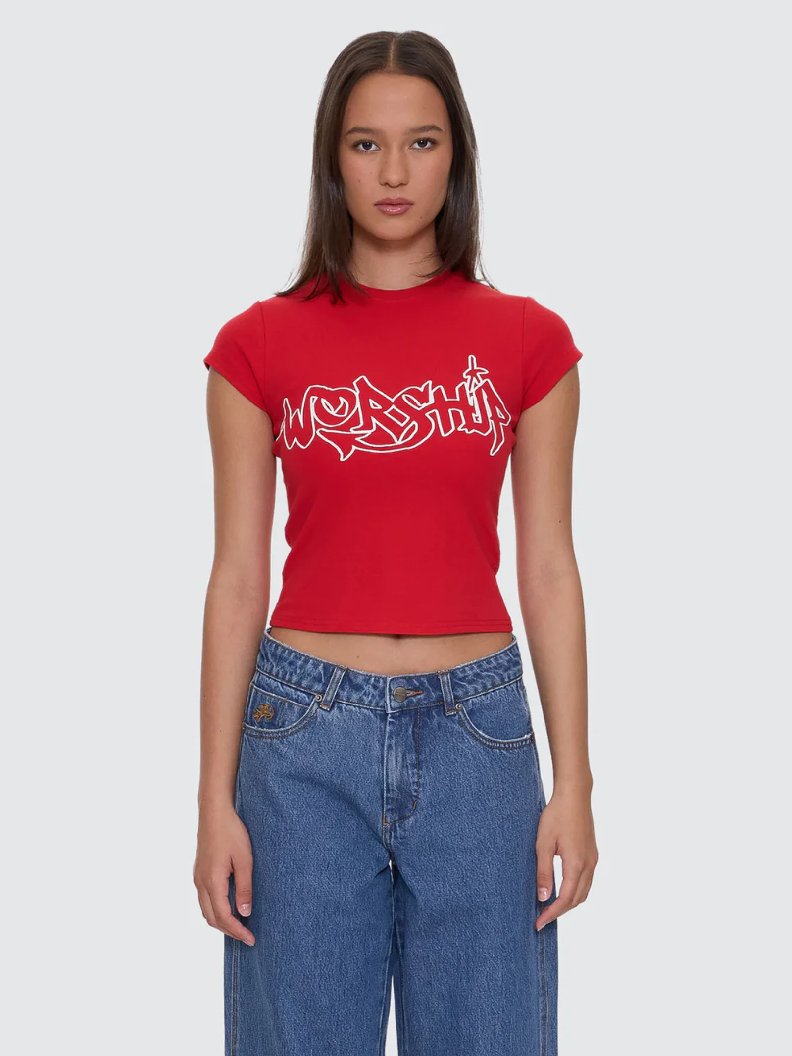 Throws Cap Sleeve Tee - Image 2