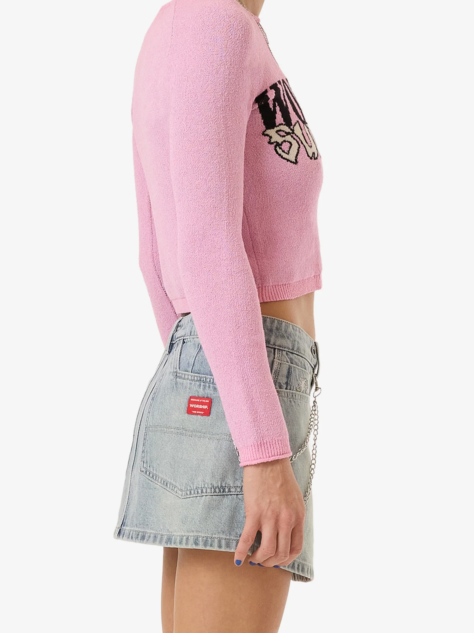 Vexed Denim Mini Skirt - Image 3
