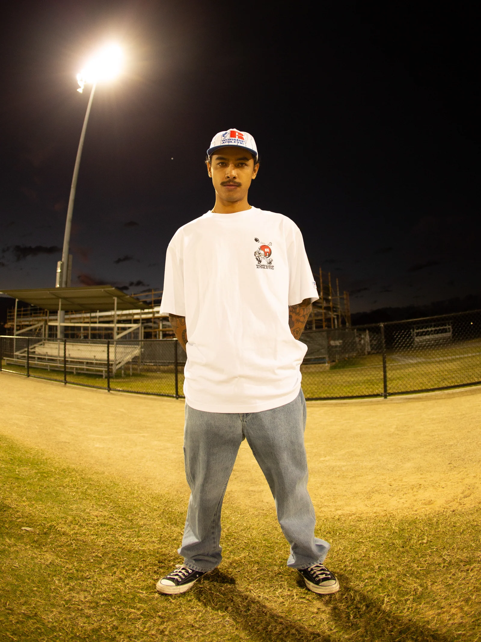 Worship x Russell Athletic Fumbler T-Shirt - Image 3