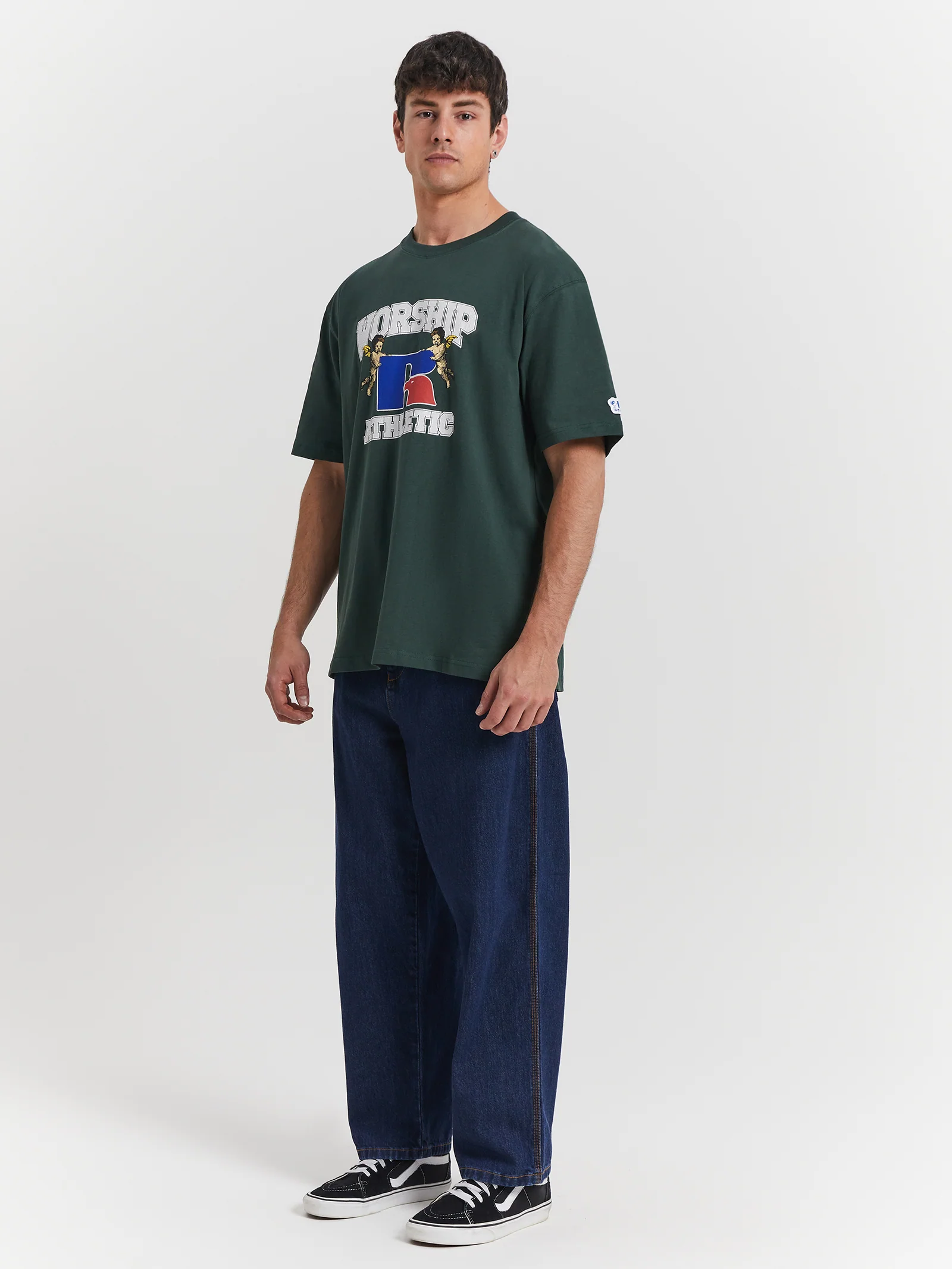 Worship x Russell Athletic Groundkeepers T-Shirt - Image 5