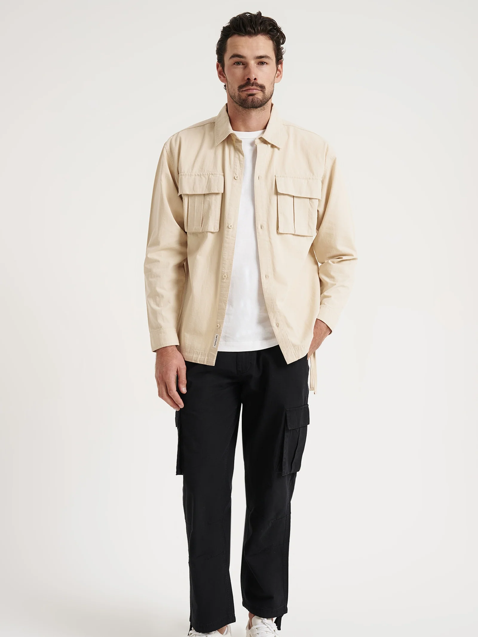 Wyatt Cargo Long Sleeve Shirt - Image 2