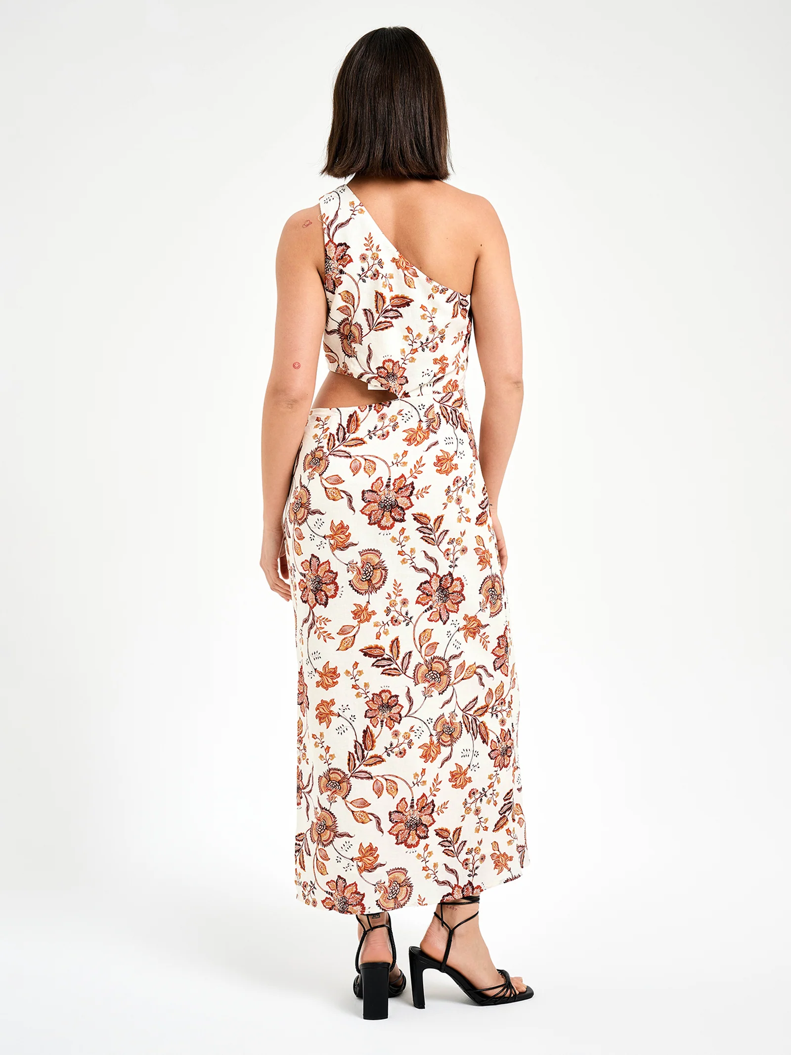 Wylder Asymmetrical MIdi Dress - Image 4