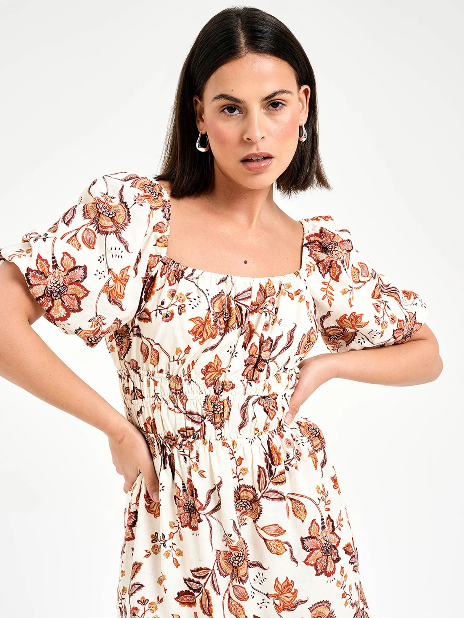 Wylder Puff Sleeve Mini Dress - Image 2