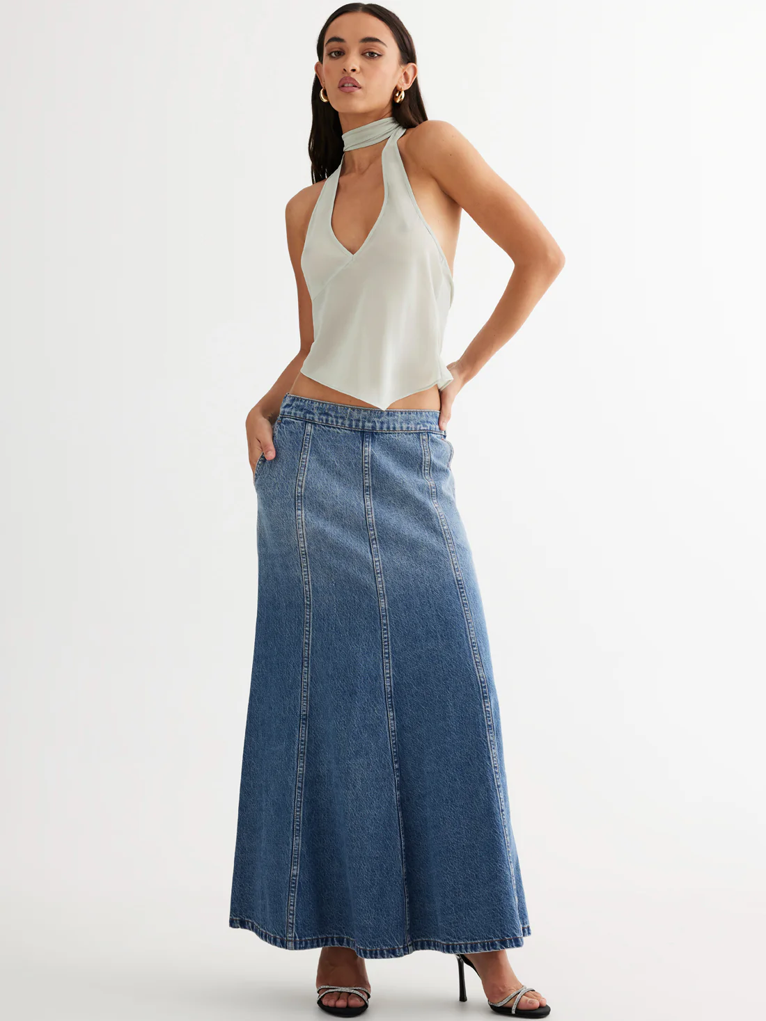Wyoming Denim Skirt