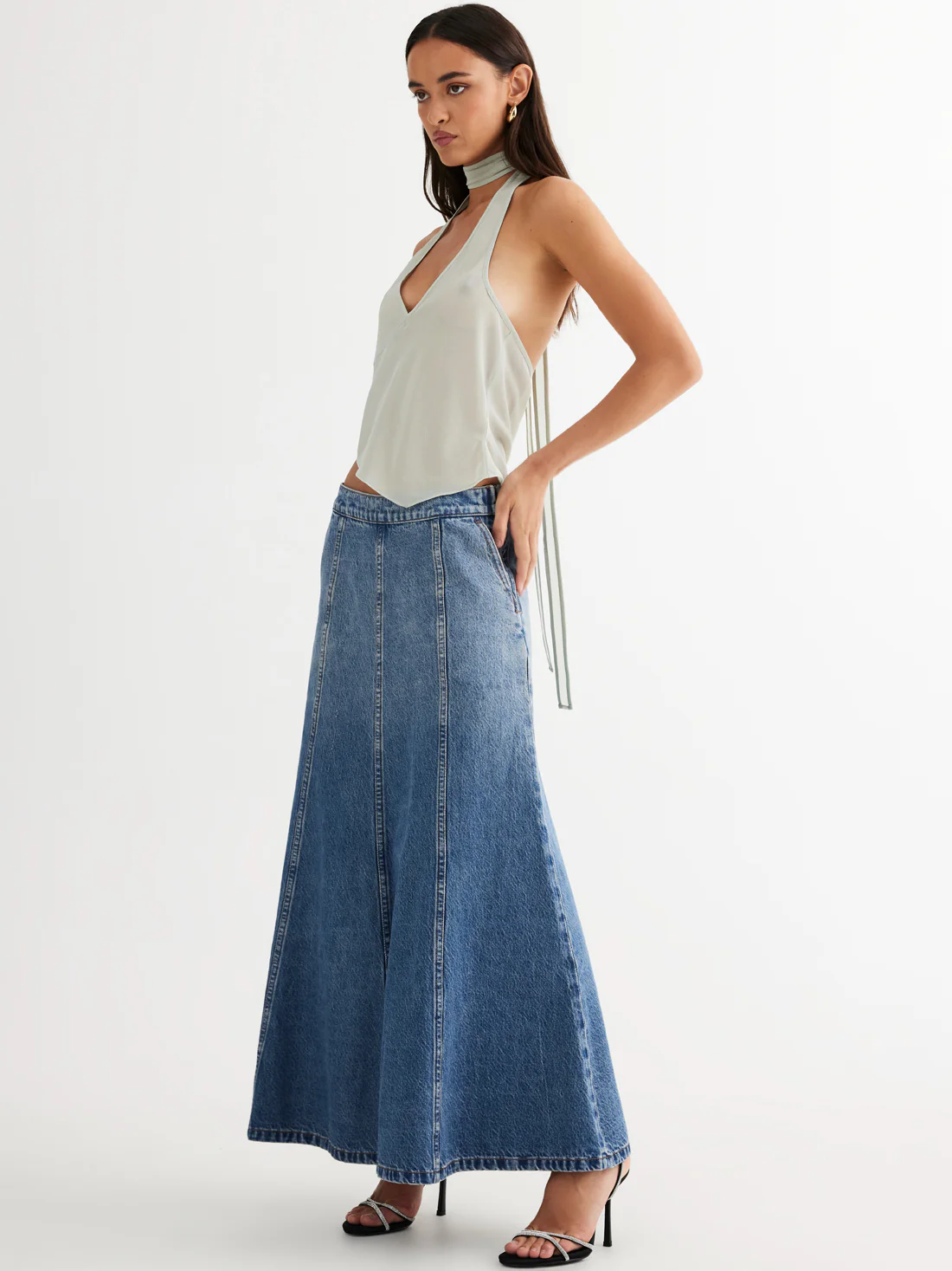 Wyoming Denim Skirt - Image 2