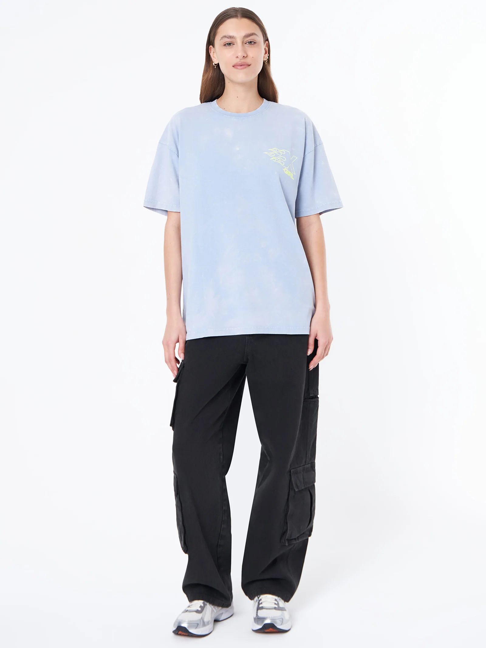 Burning X Logo Relaxed Tee - Image 3