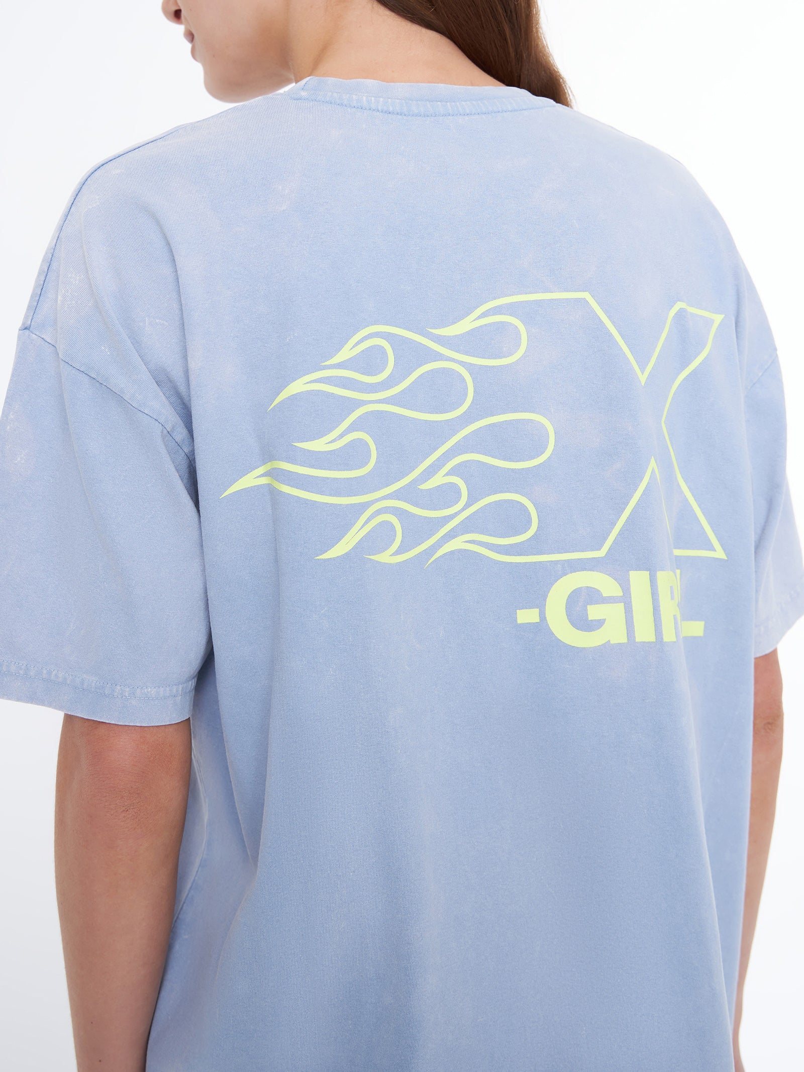 Burning X Logo Relaxed Tee - Image 4
