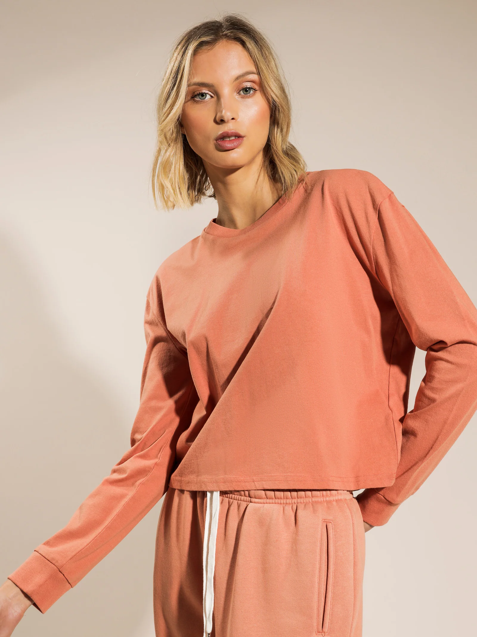 Xavier Crop BF Long Sleeve T-Shirt - Image 5