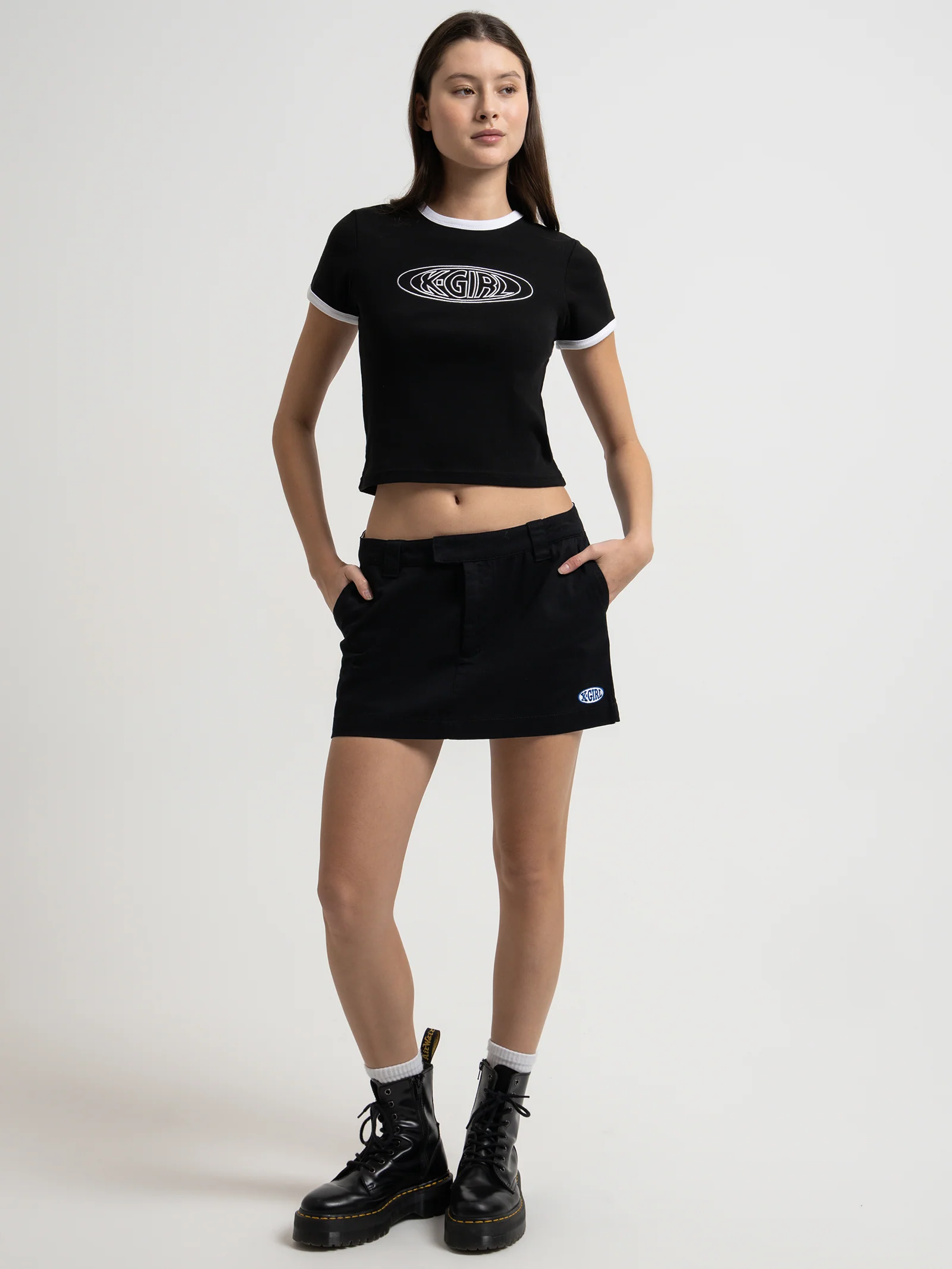 Oval Logo Ringer Baby T-Shirt - Image 2
