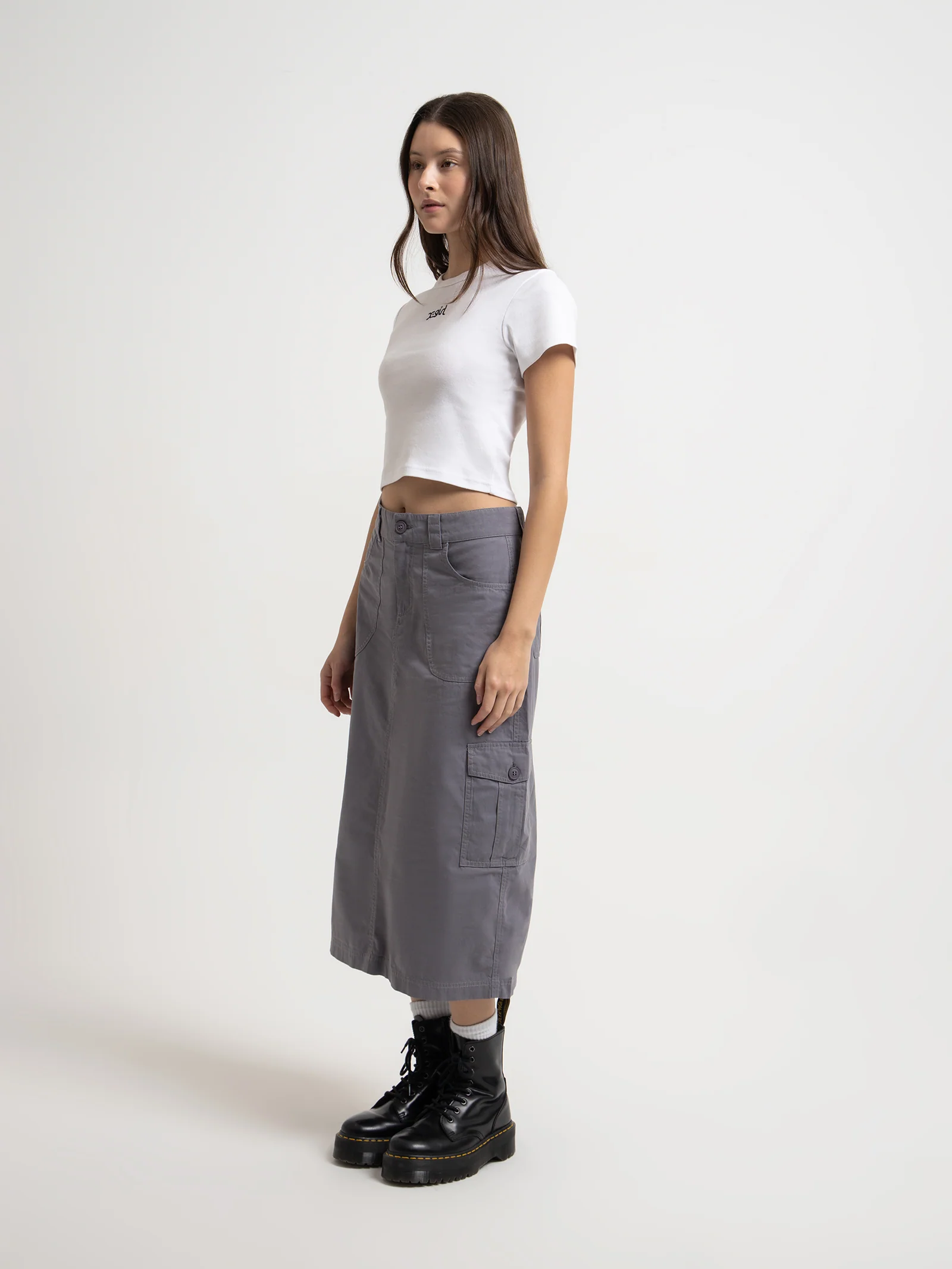Work Cargo Maxi Skirt - Image 3