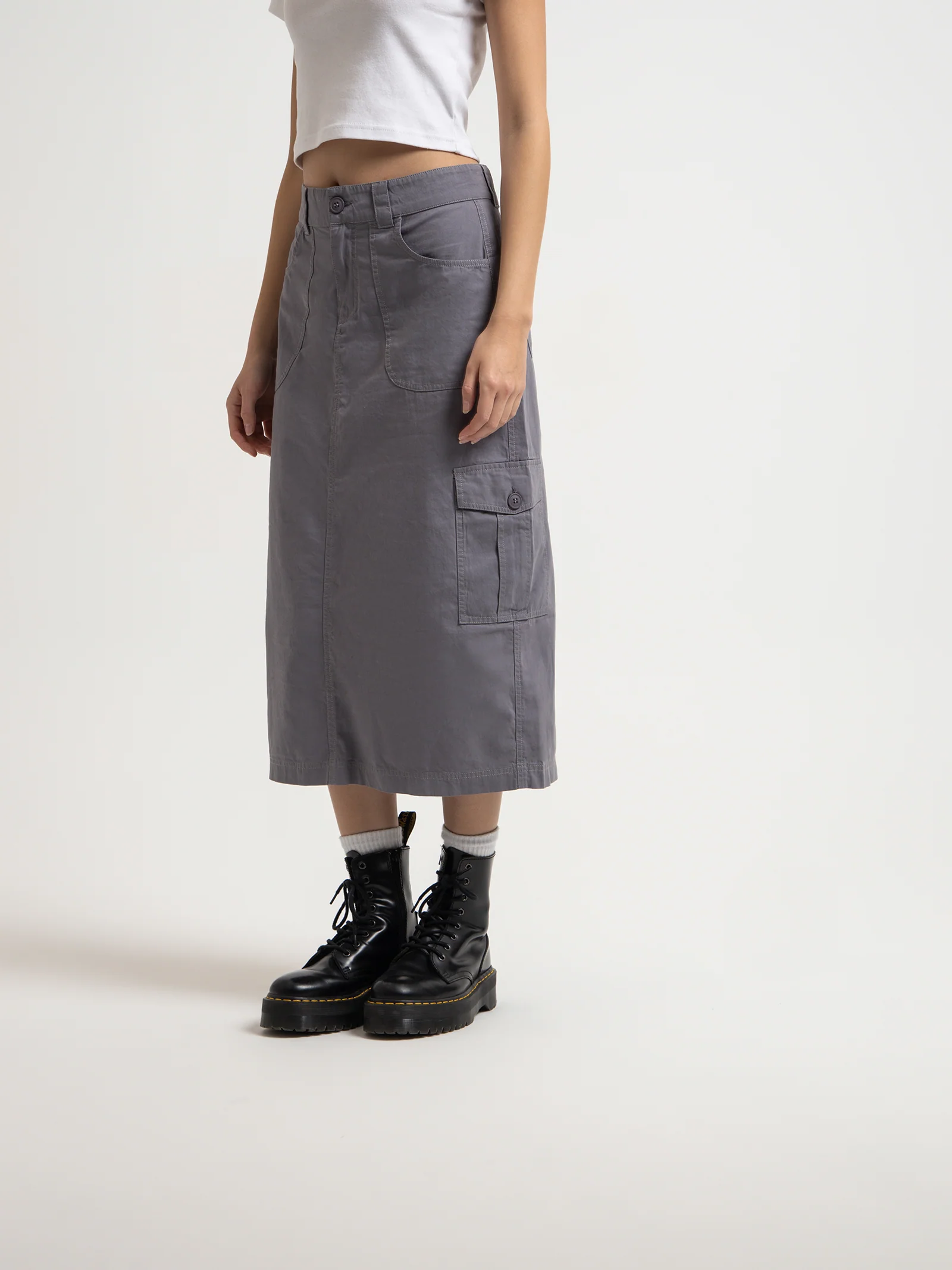 Work Cargo Maxi Skirt - Image 4