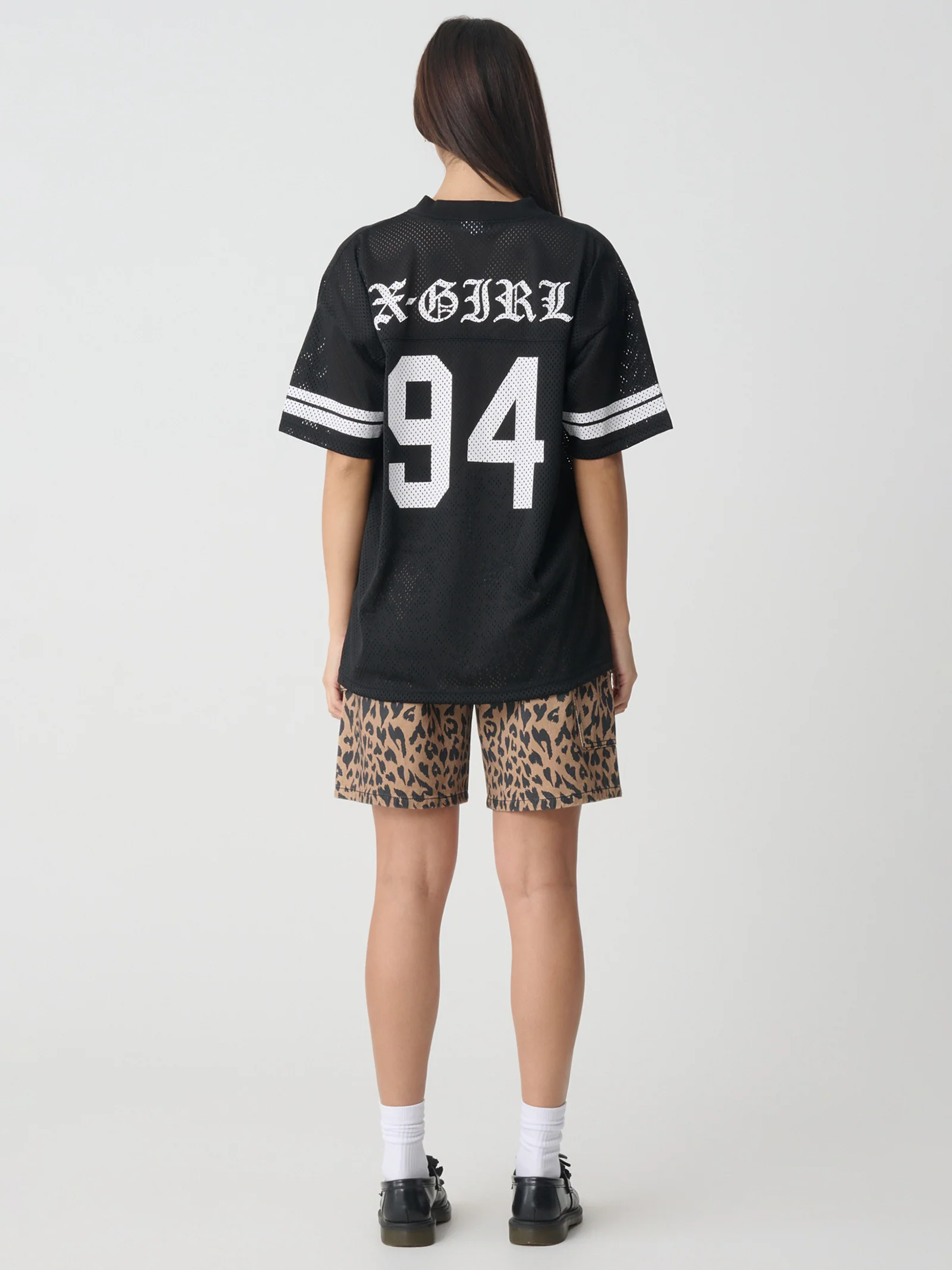Blackletter Mesh Football Tee - Image 6