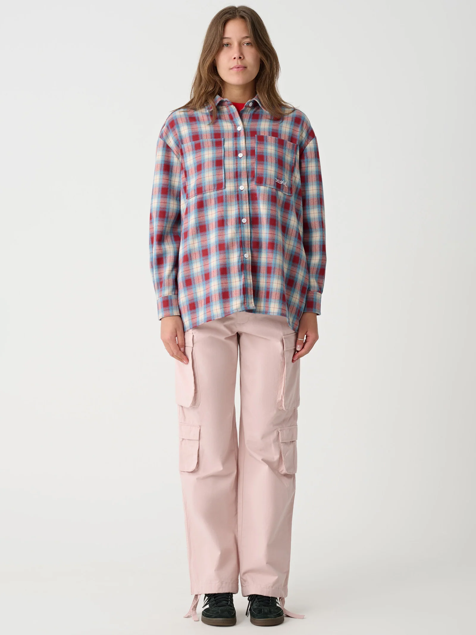 Mills Check OS Shirt - Image 2