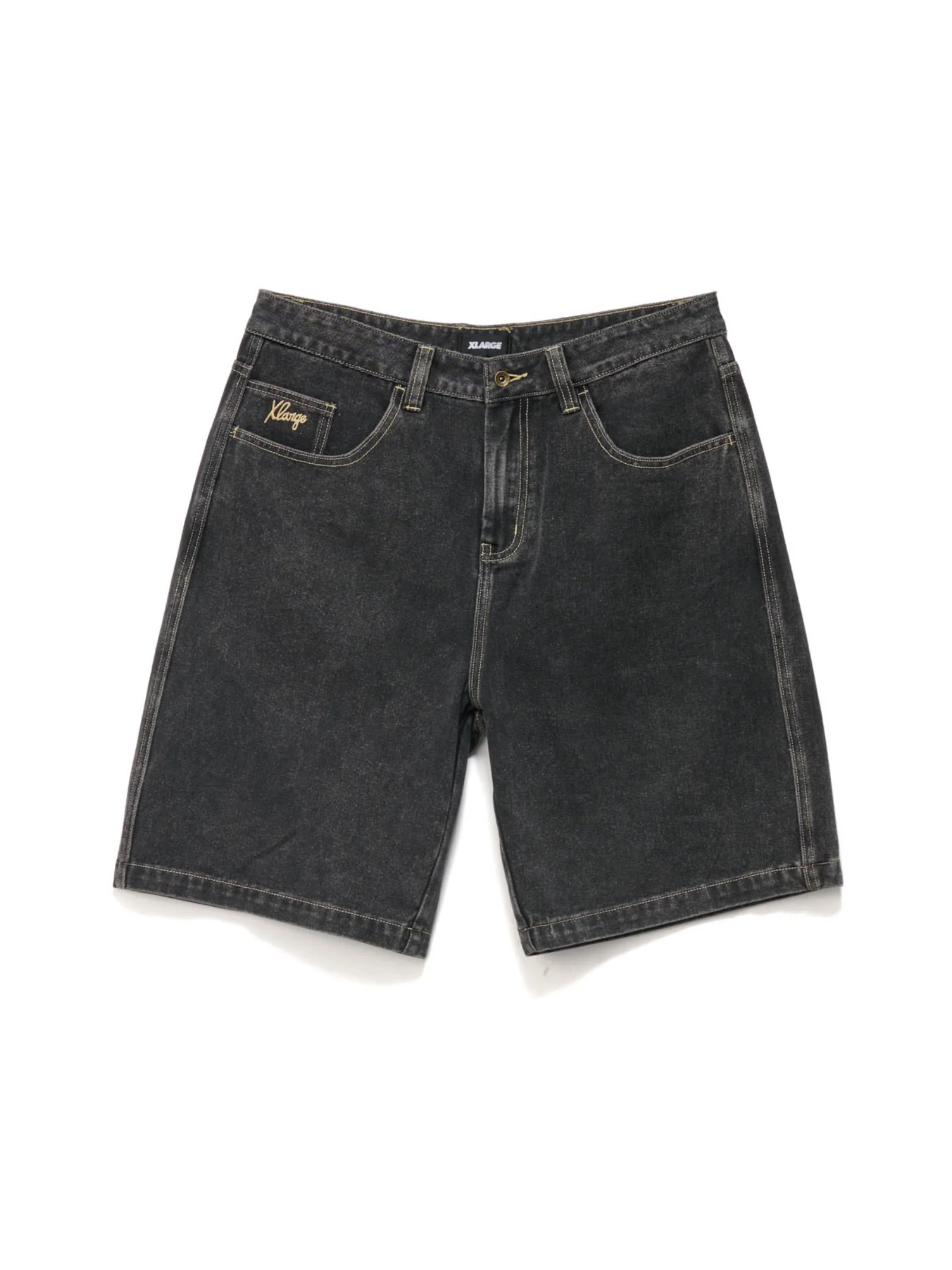 Folded Crown Bull Denim Short - Image 3