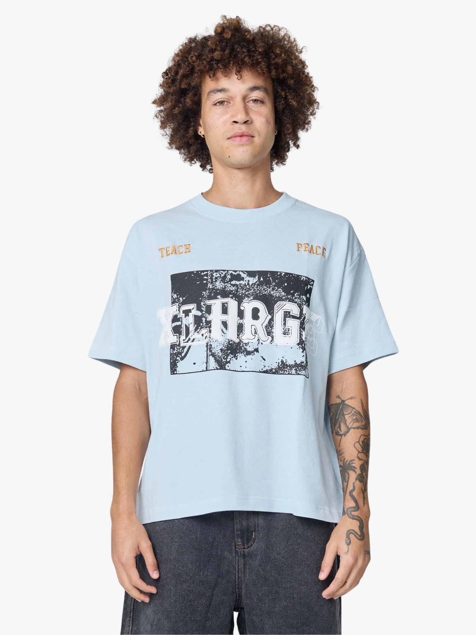 Teach Peace Gorilla Fit Tee - Image 2
