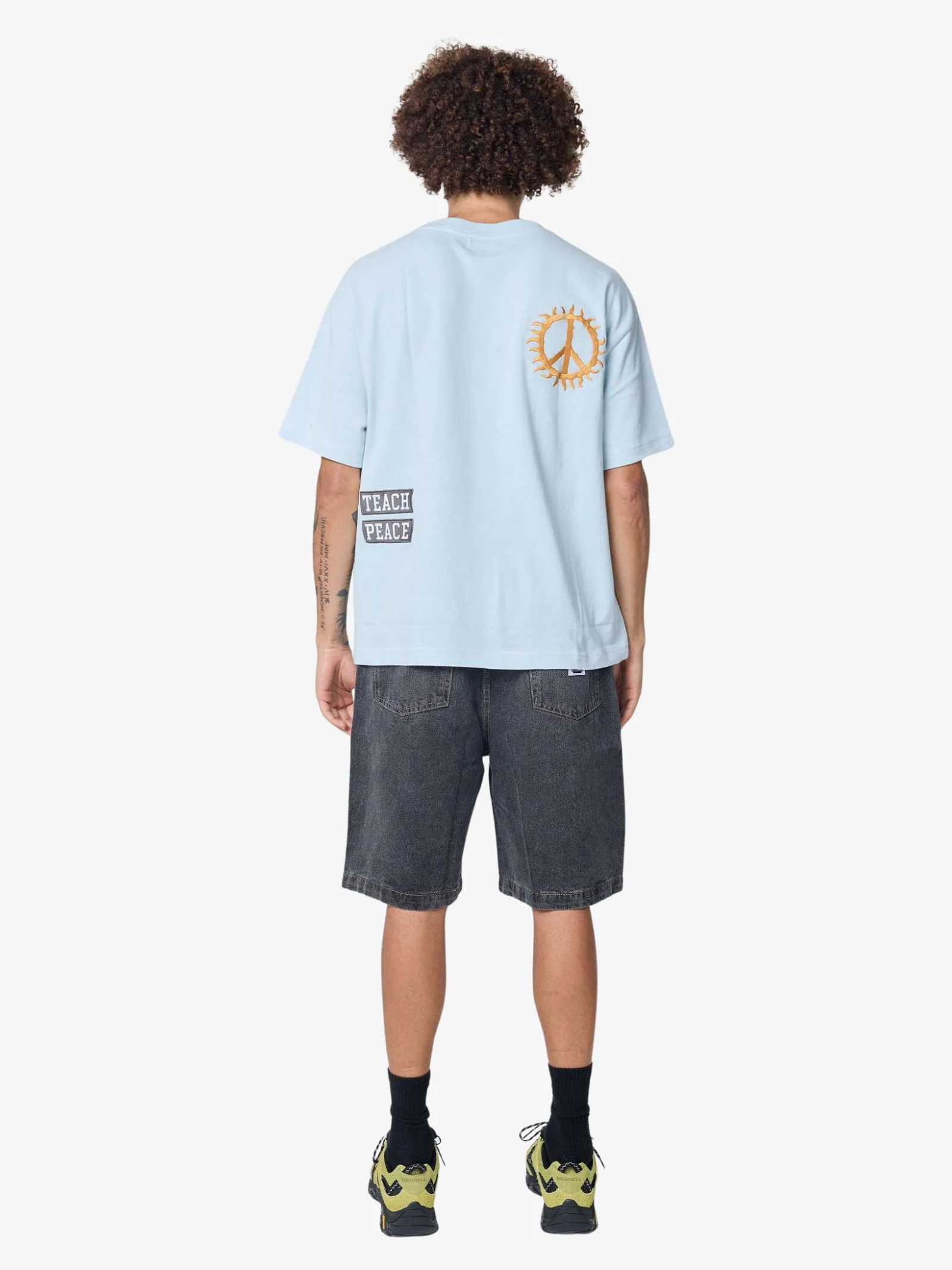 Teach Peace Gorilla Fit Tee - Image 3