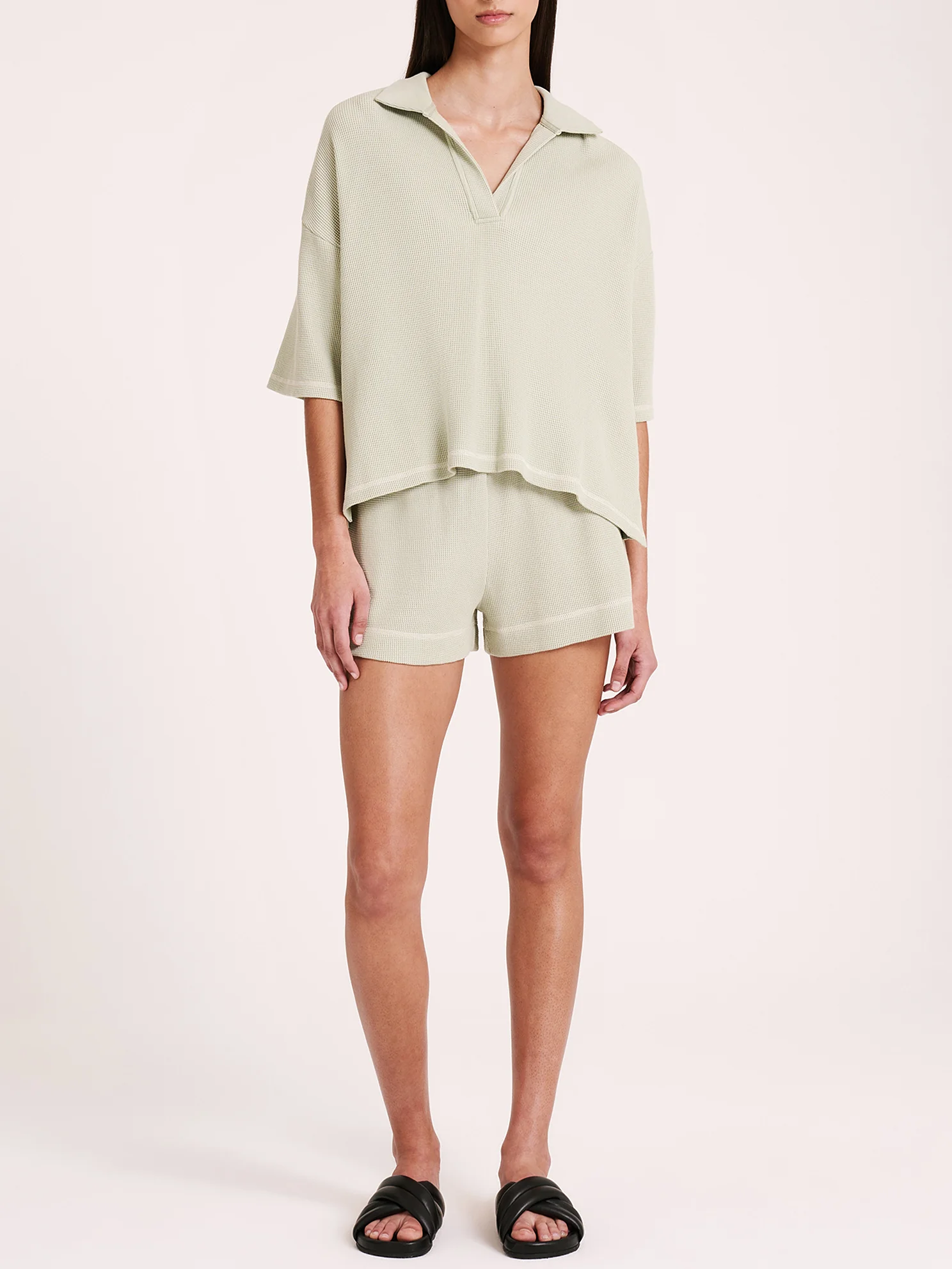 Yael Waffle Shorts - Image 2