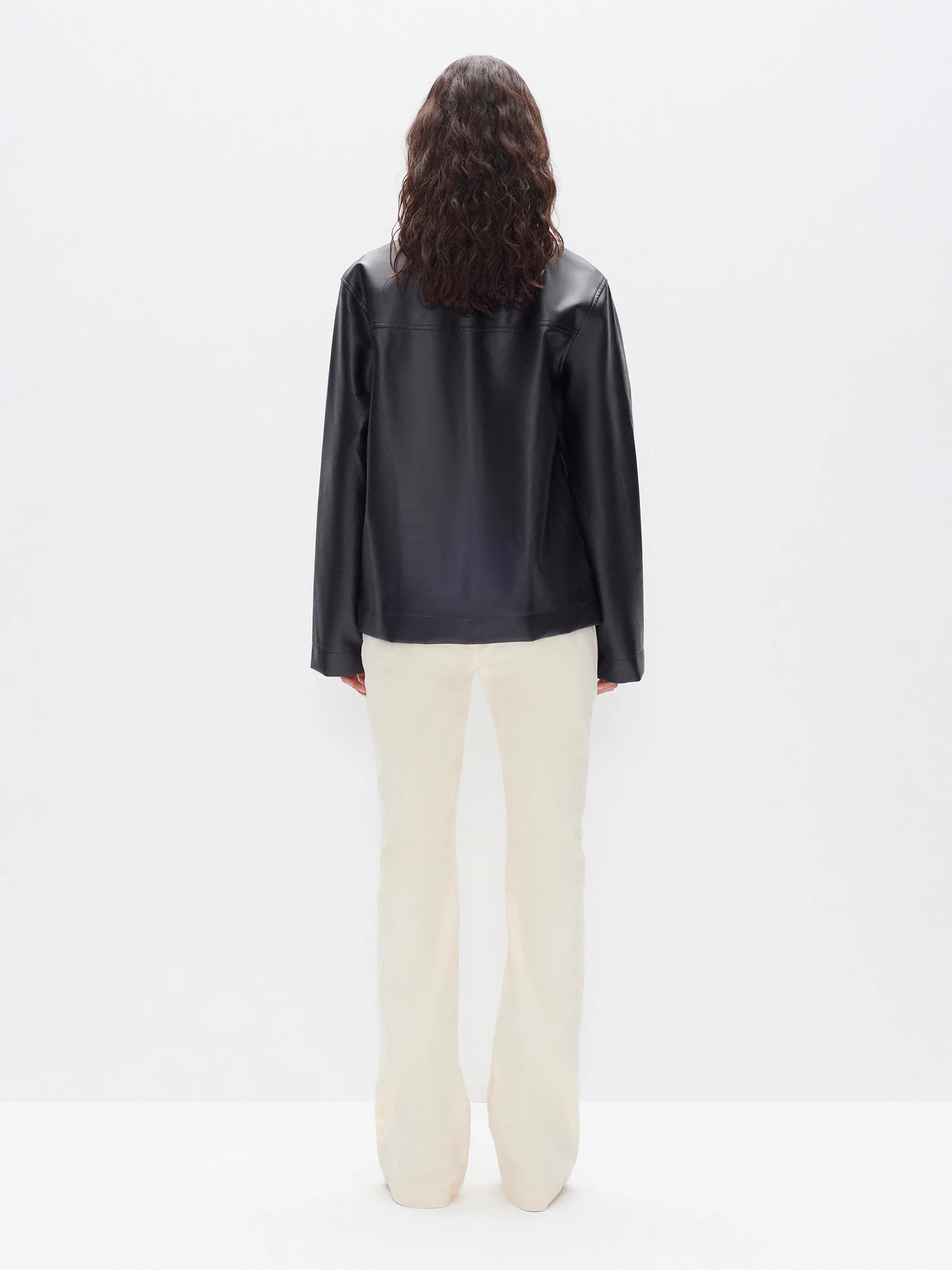 Yates Faux Leather Jacket - Image 4
