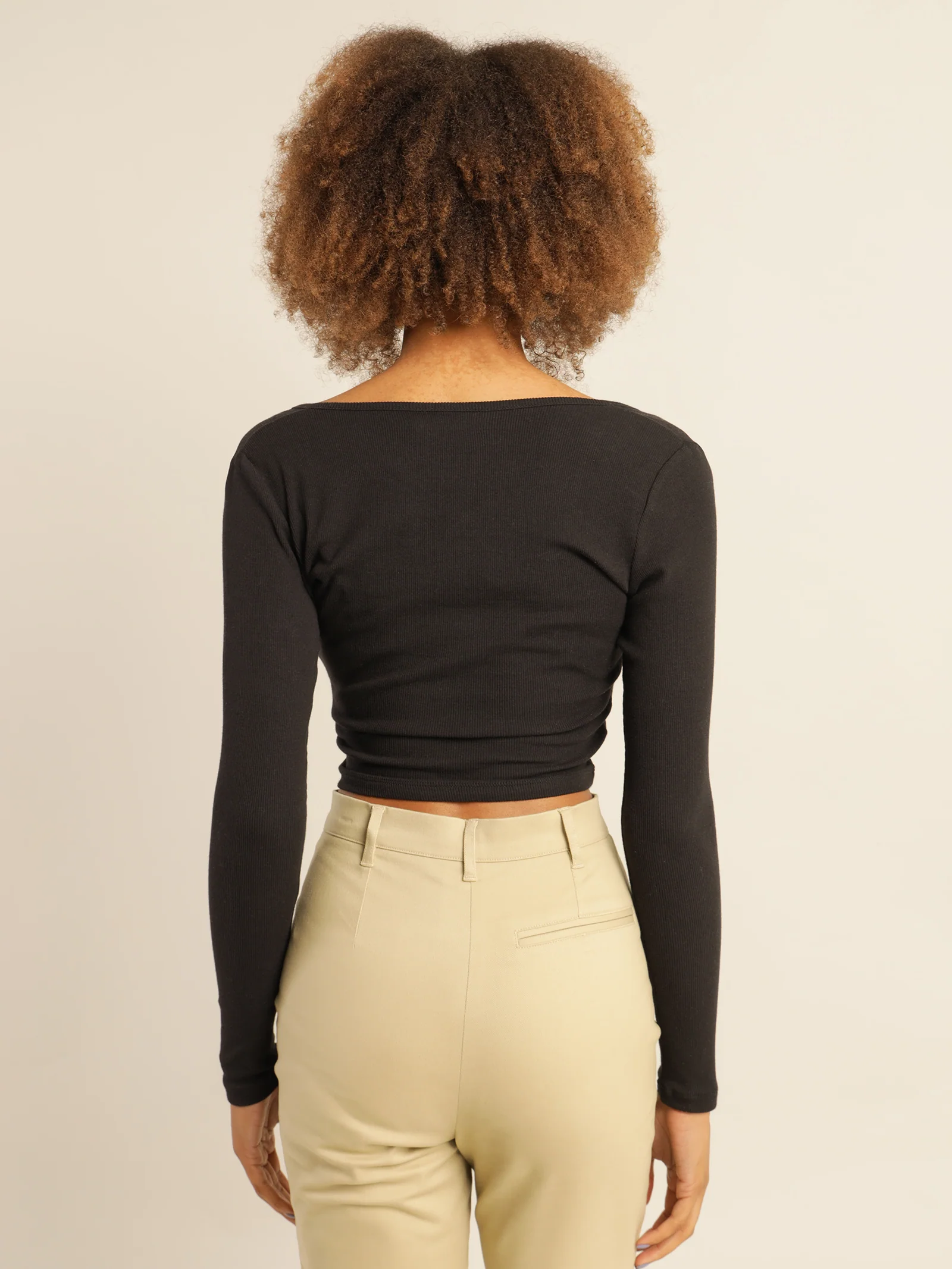 Yaz Notch Front Long Sleeve T-Shirt - Image 6