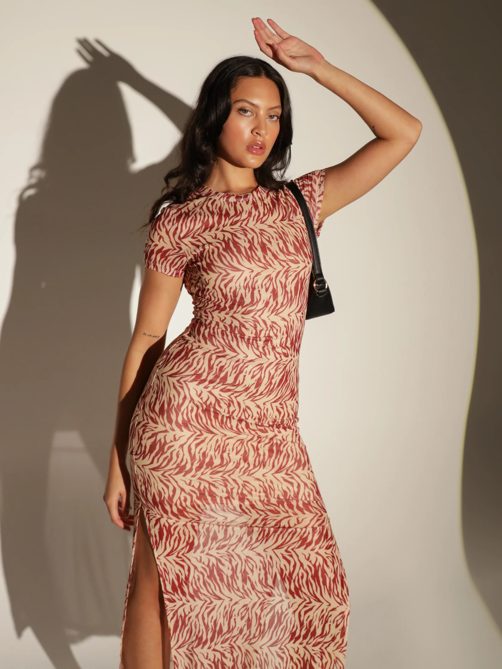 Zahar Mesh Midi Dress