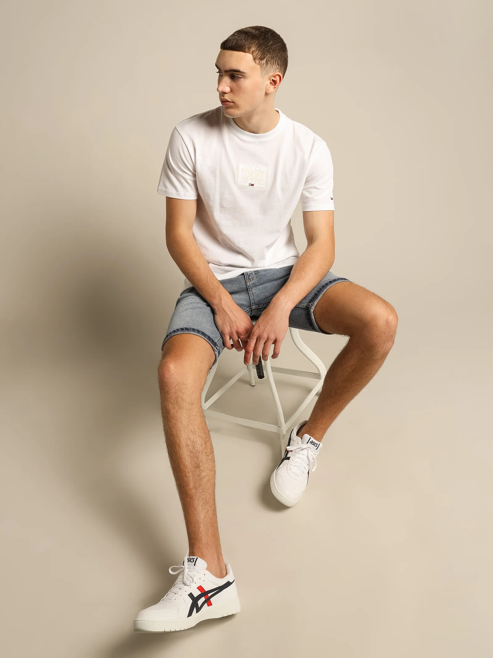 Zane Skinny Denim Short - Image 5