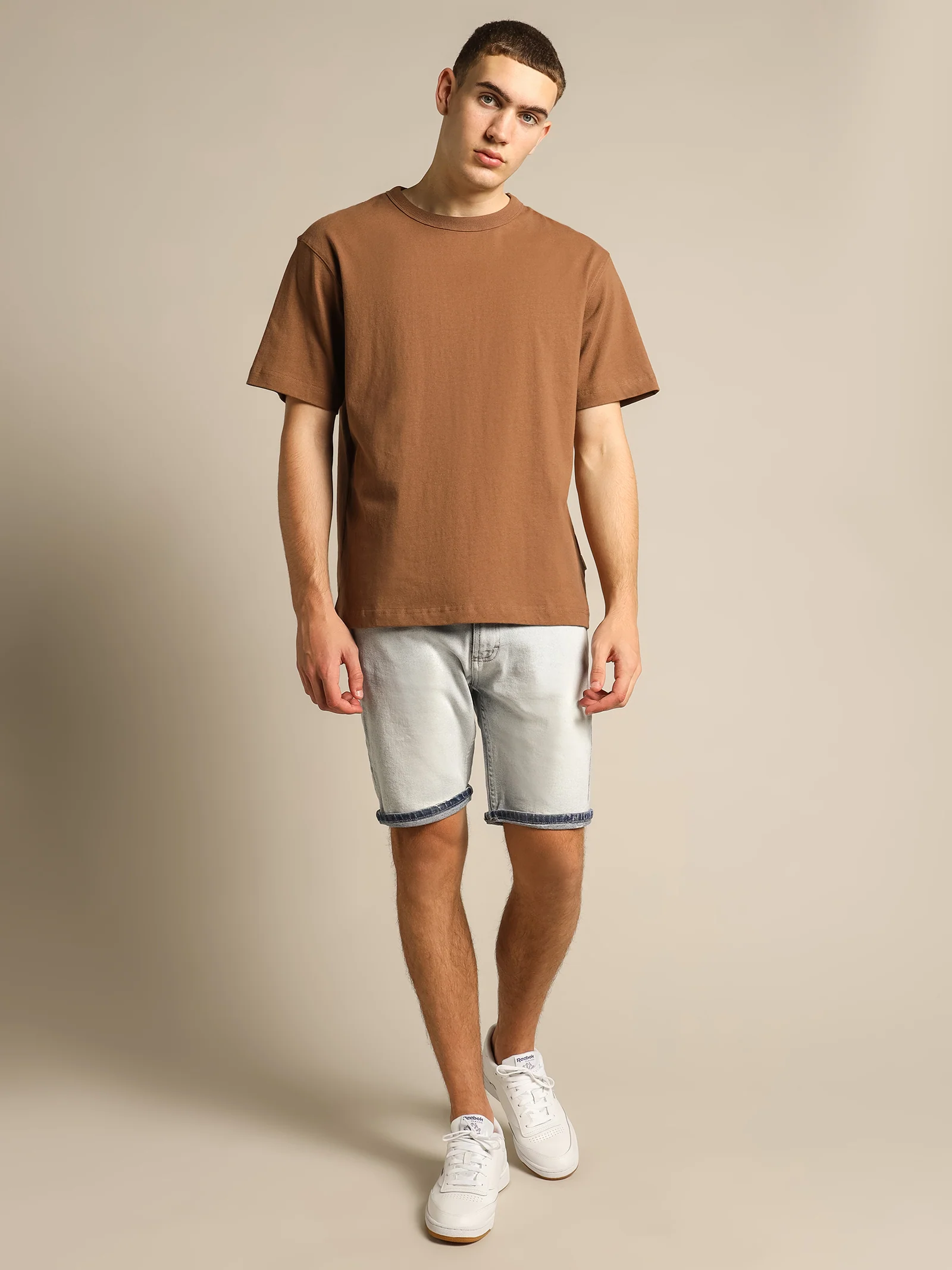 Zane Skinny Denim Short - Image 5