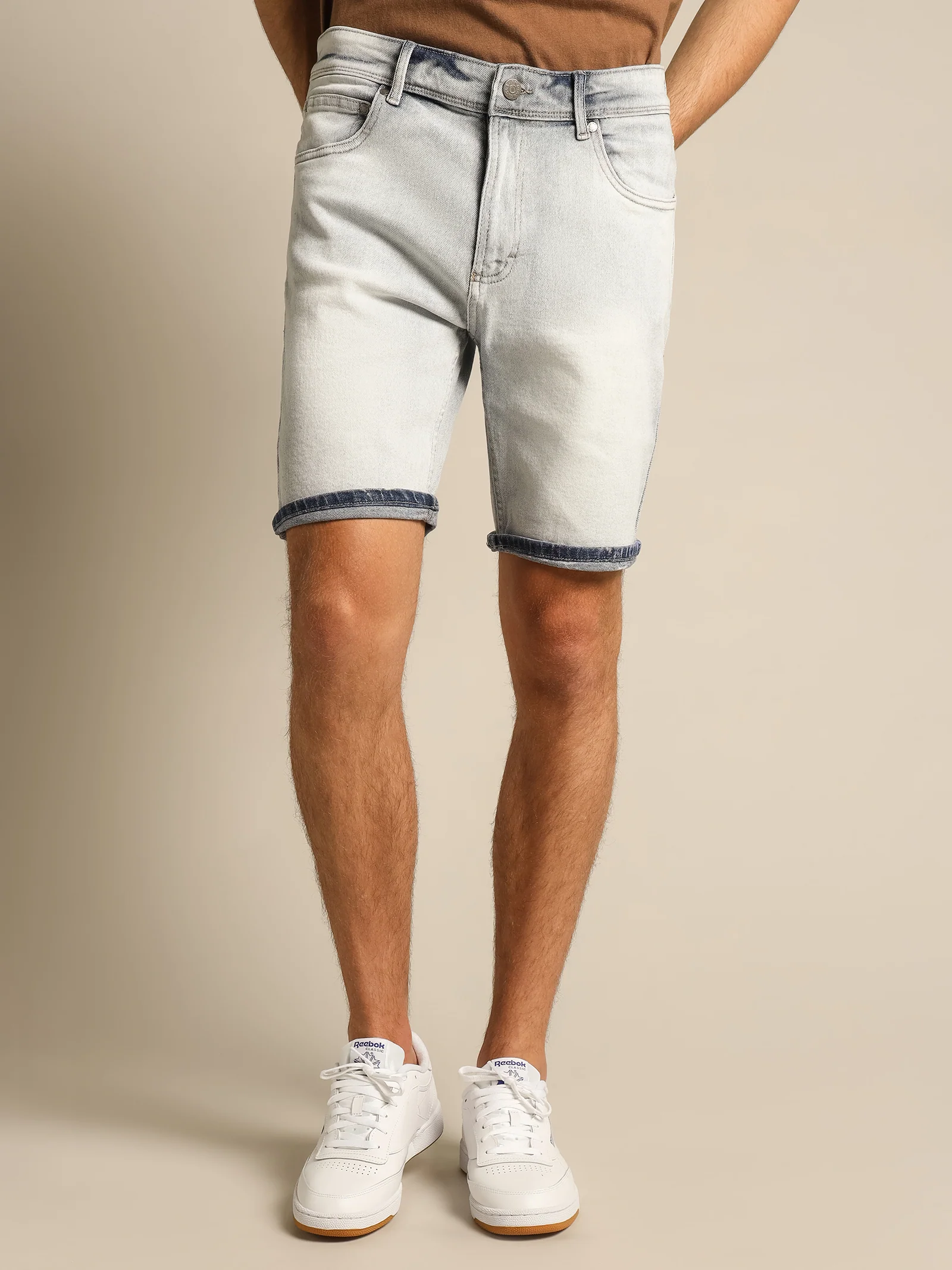 Zane Skinny Denim Short - Image 7