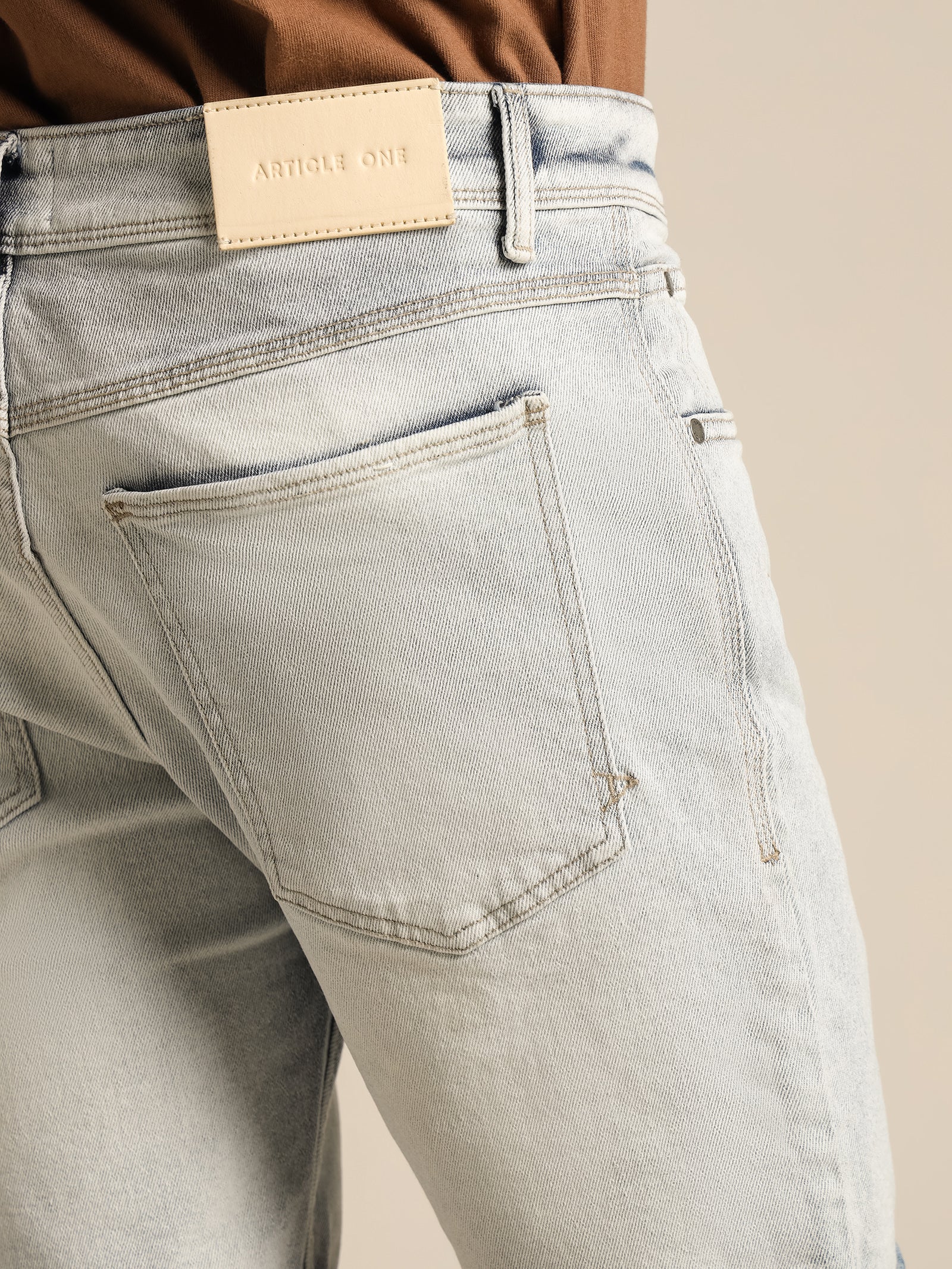 Zane Skinny Denim Short - Image 8
