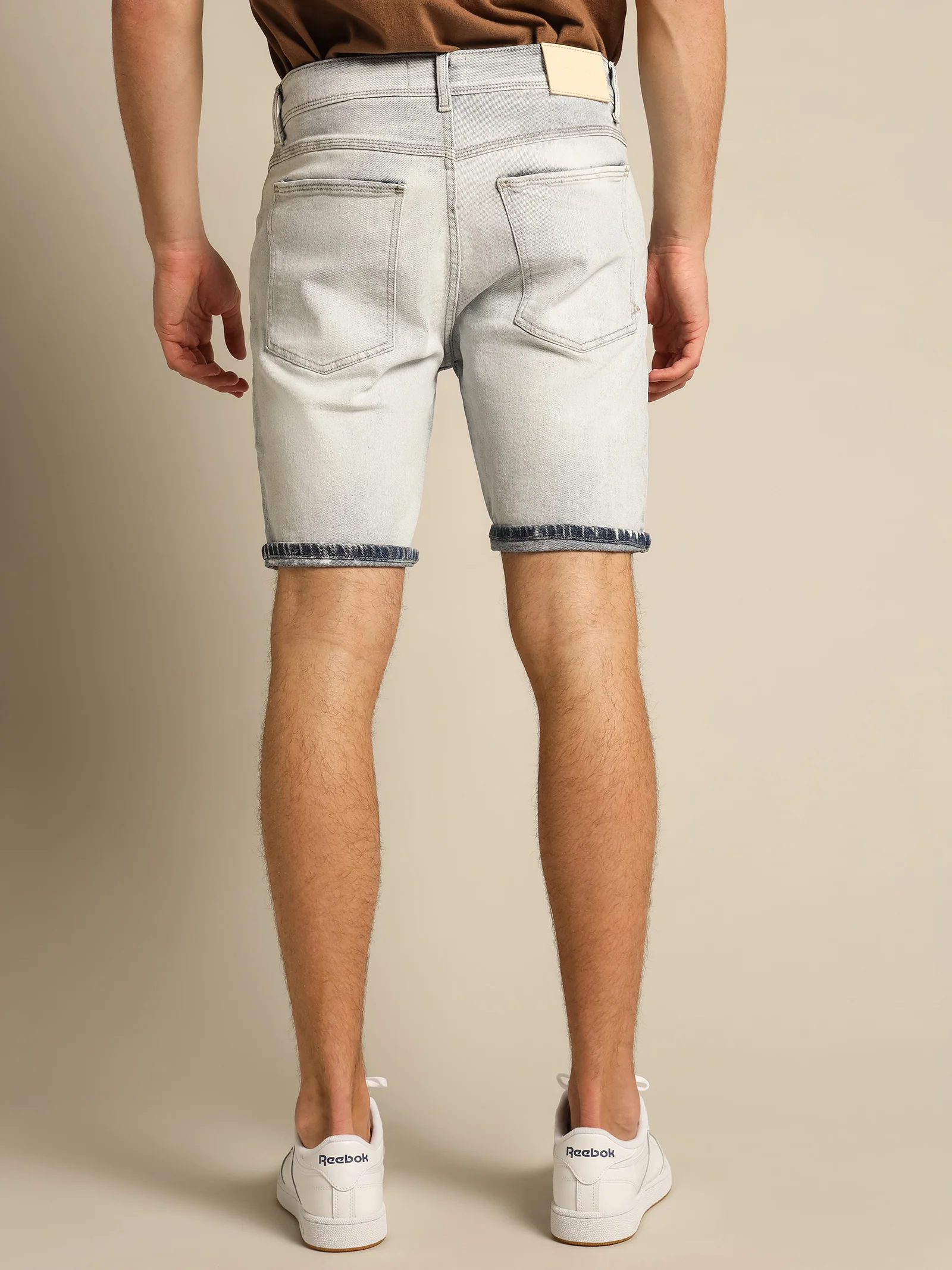 Zane Skinny Denim Short - Image 9