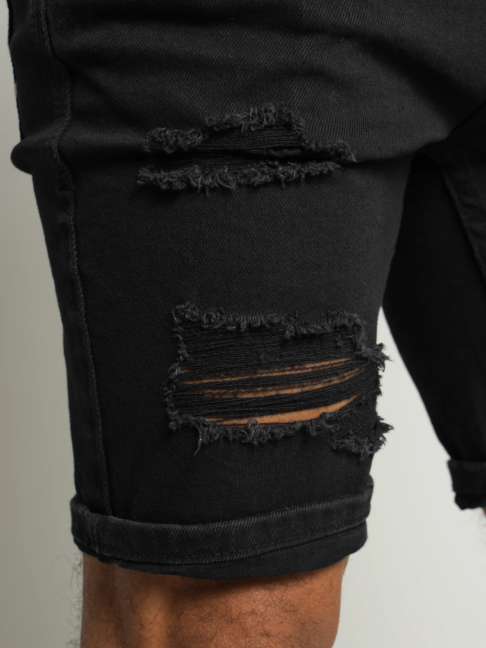 Zane Skinny Denim Short - Image 3