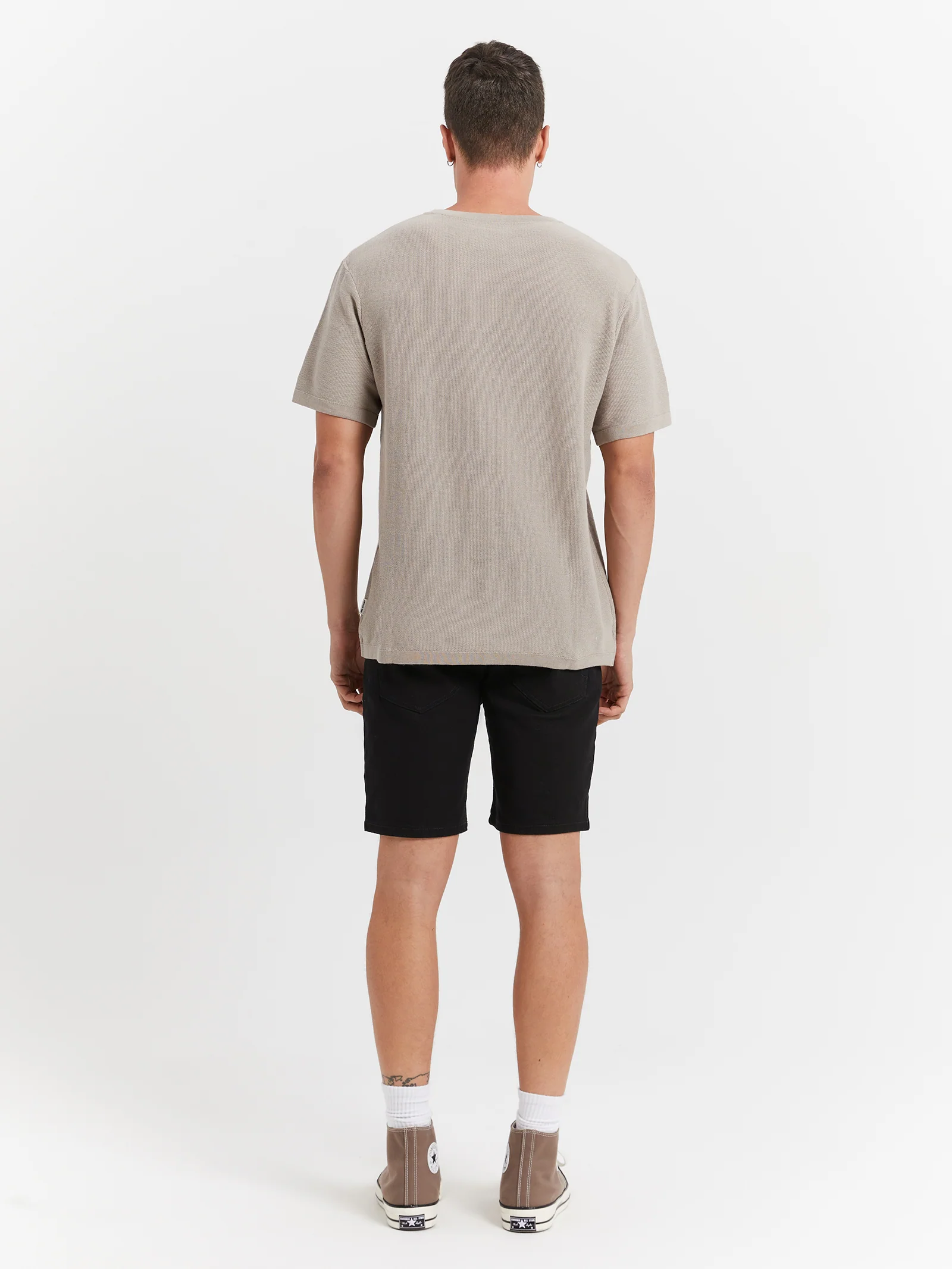 Zane Skinny Denim Shorts - Image 5
