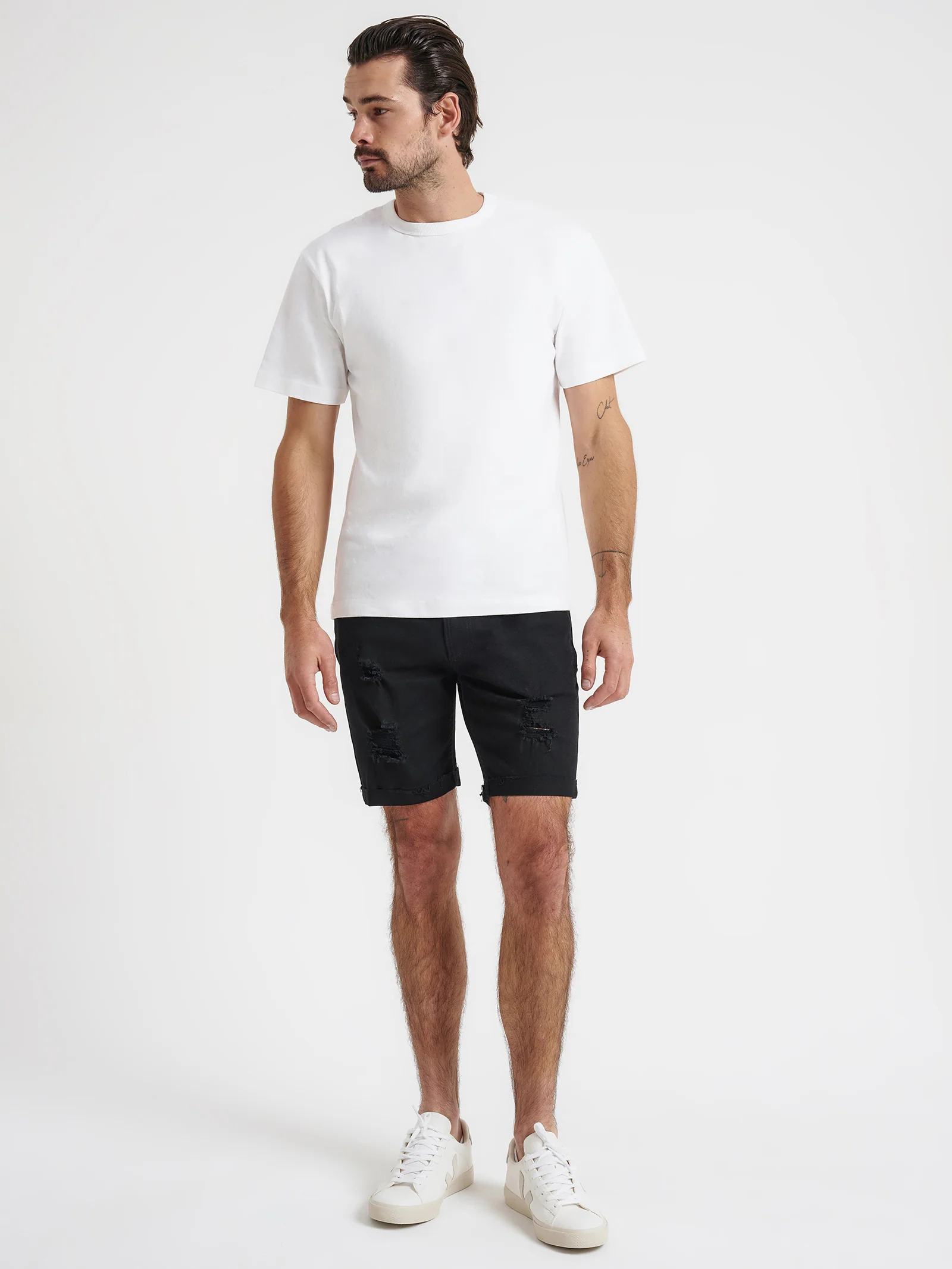 Zane Skinny Denim Shorts - Image 2