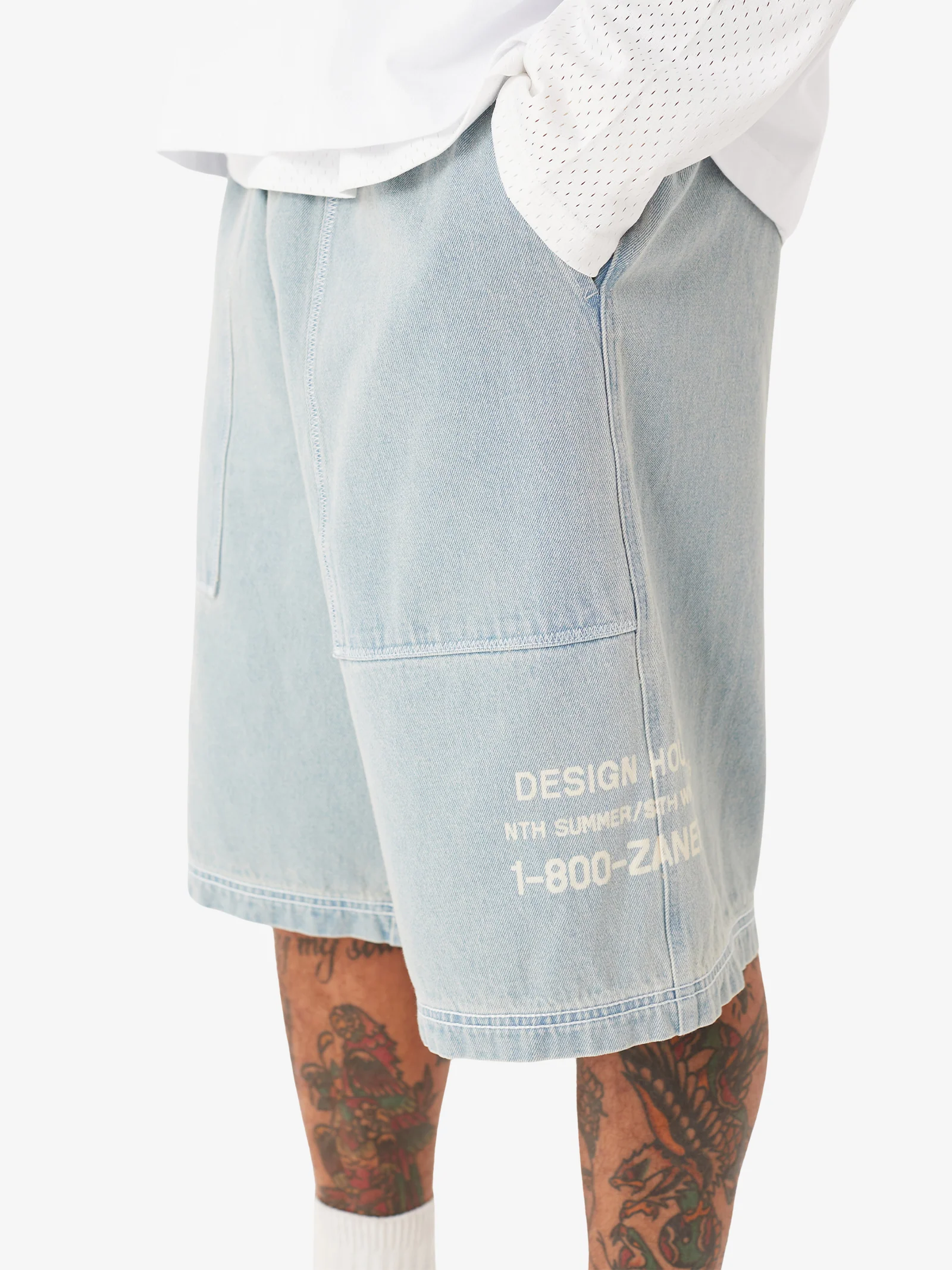 Crochet Denim Short - Image 3