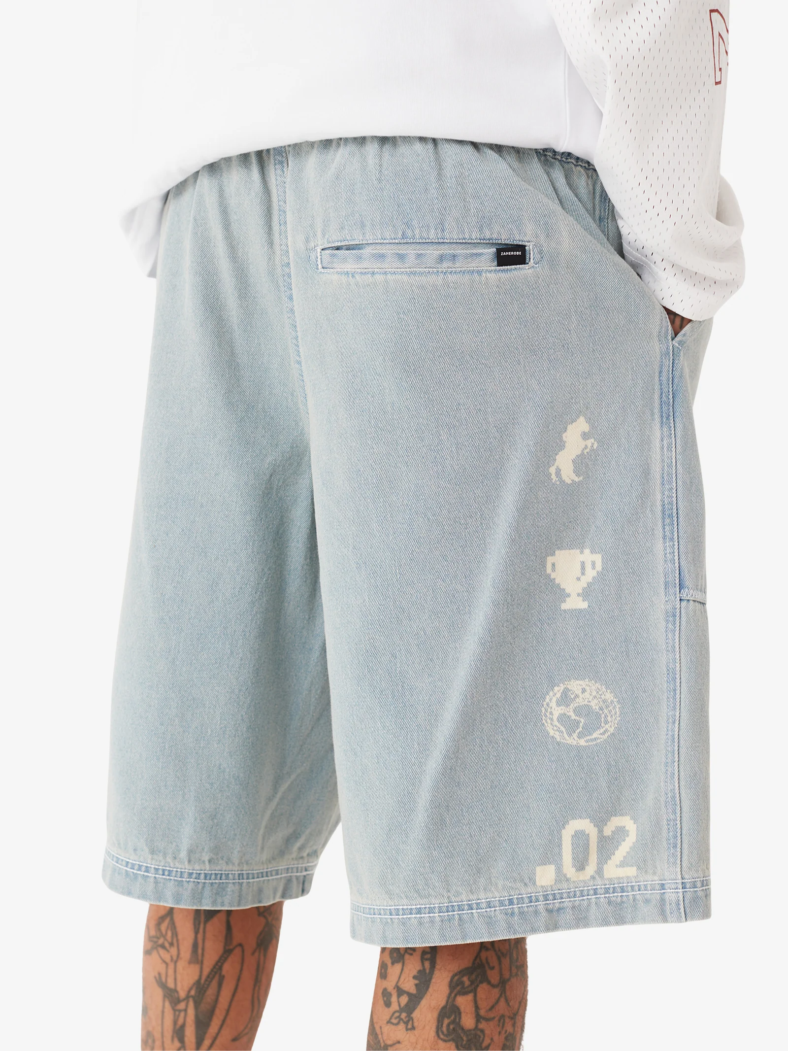 Crochet Denim Short - Image 4