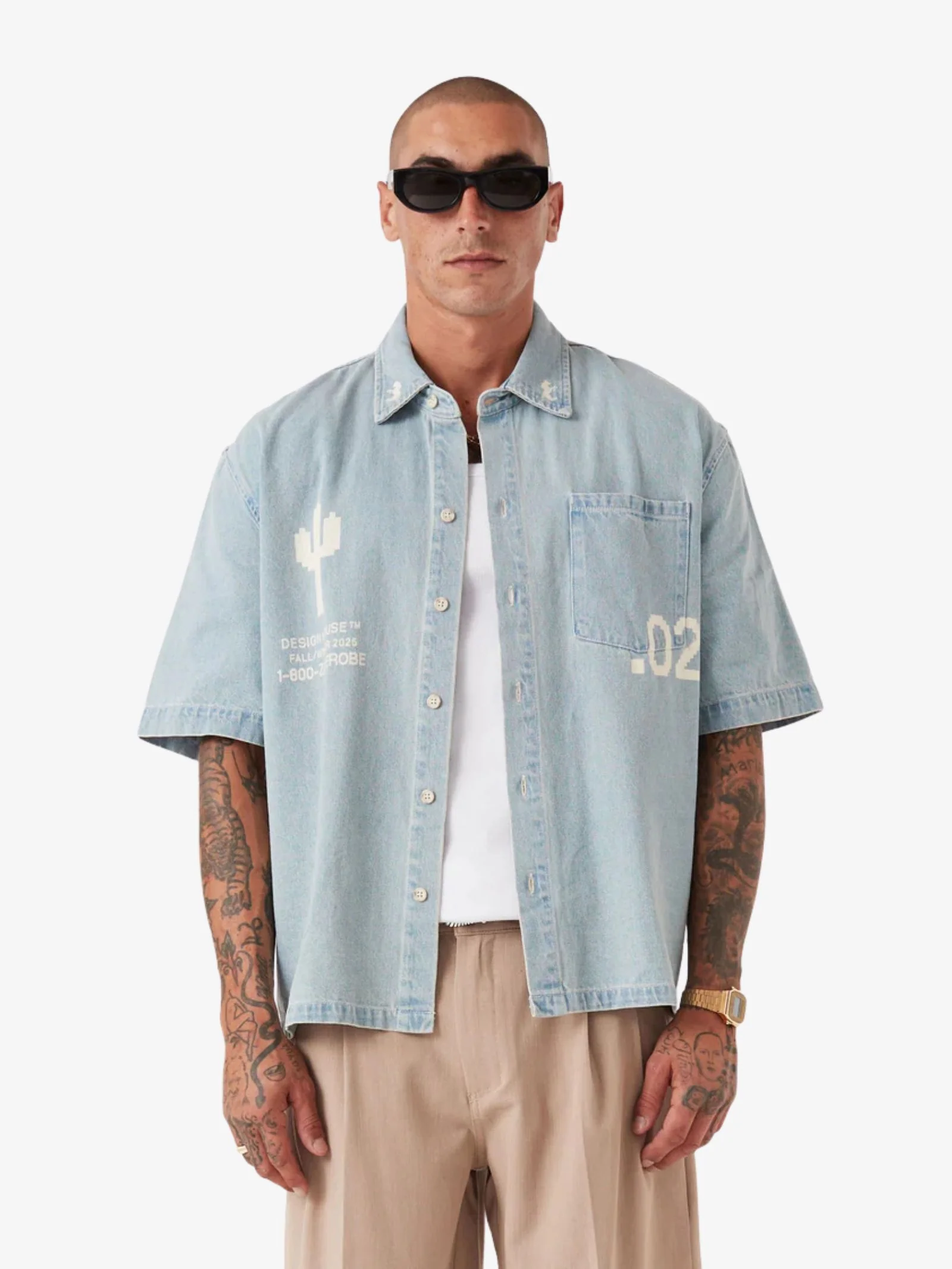 Design House Denim Shirt - Image 2