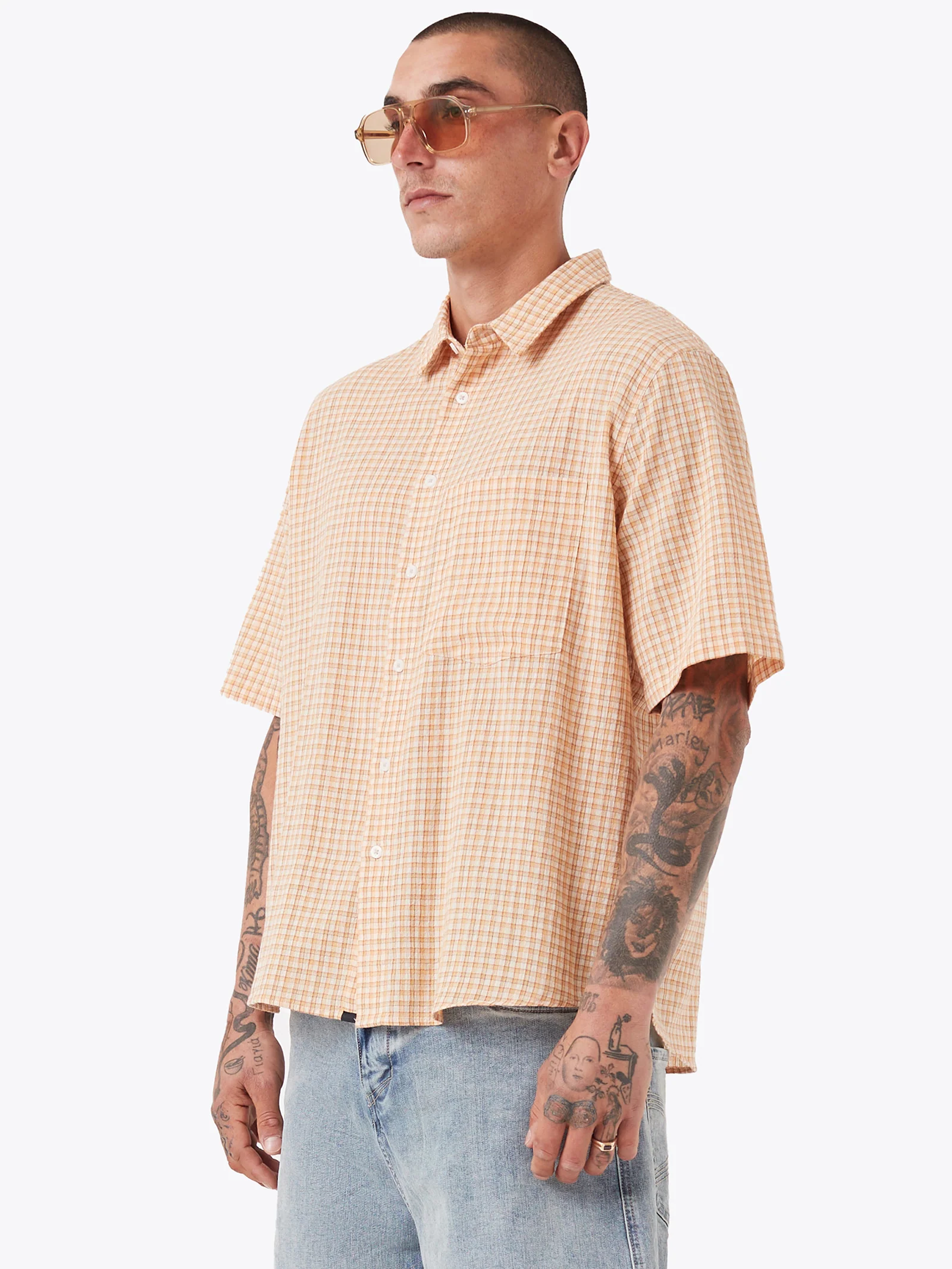 Micro Plaid Shirt - Image 2