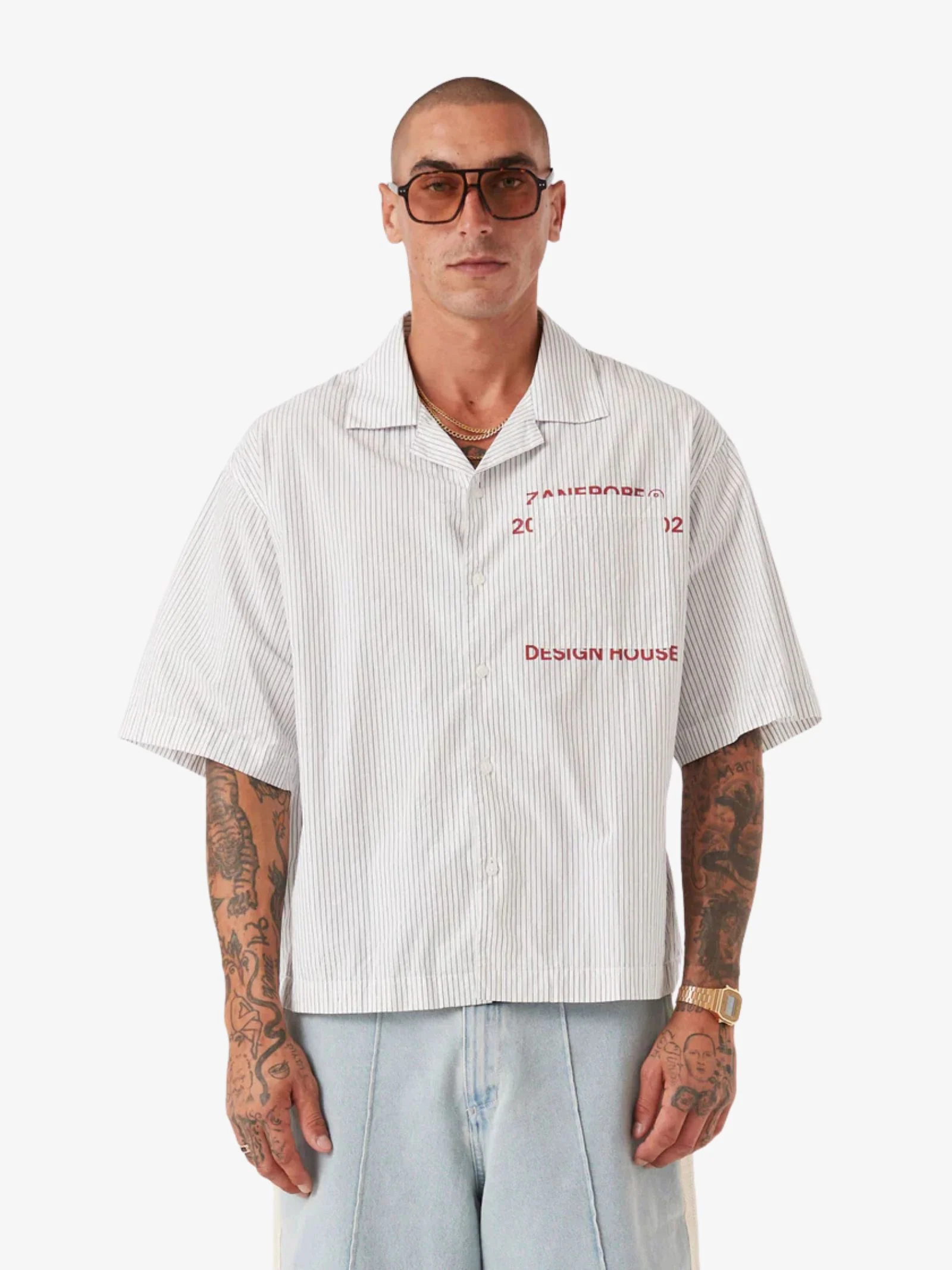 Overlap Crop Shirt - Image 2
