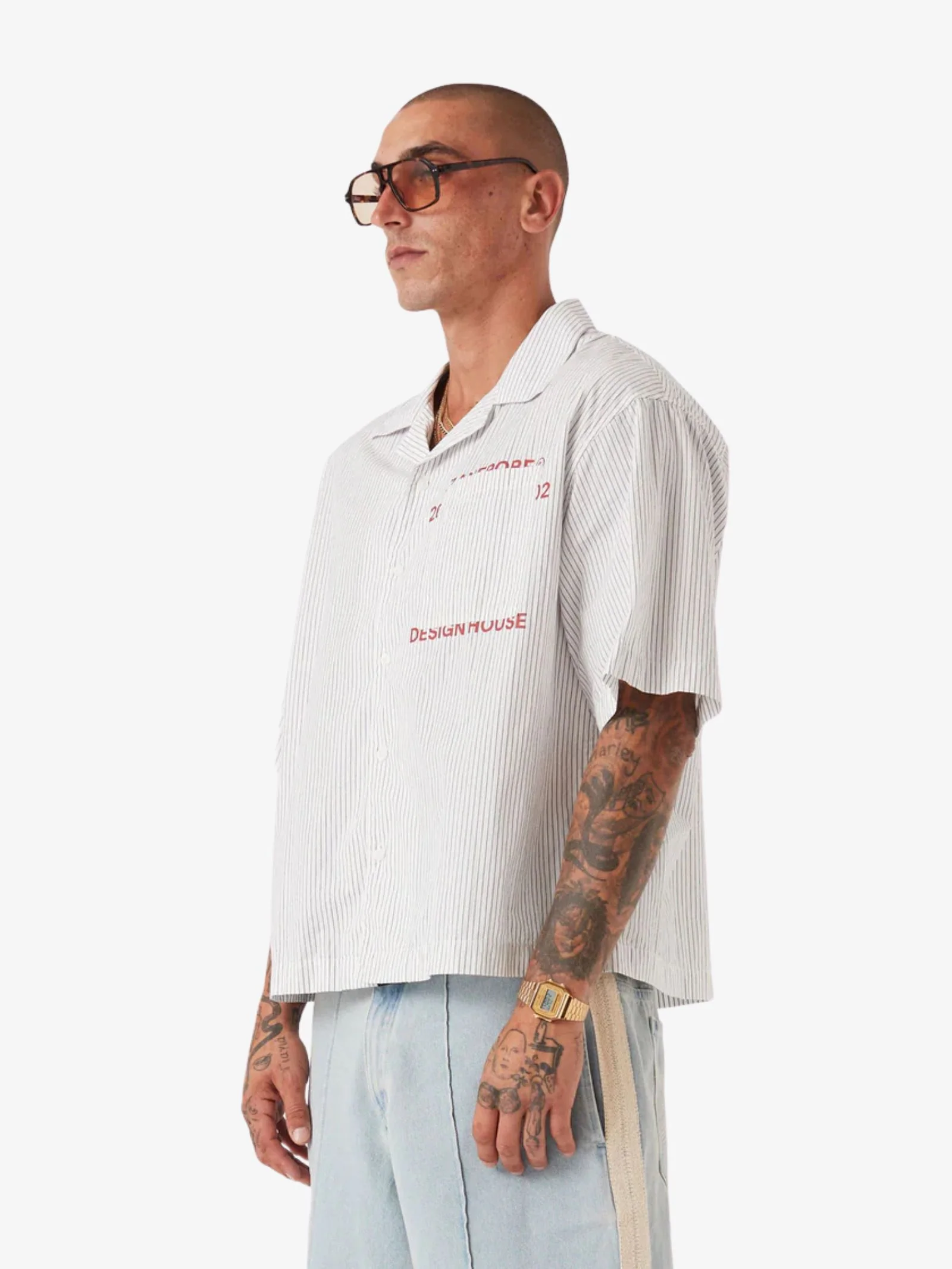 Overlap Crop Shirt - Image 3