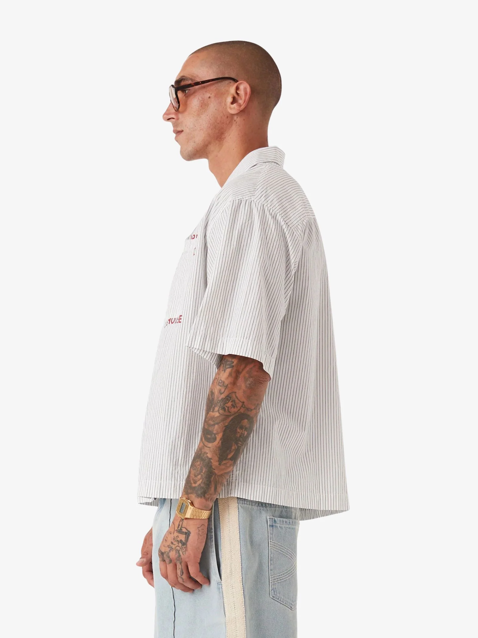 Overlap Crop Shirt - Image 4