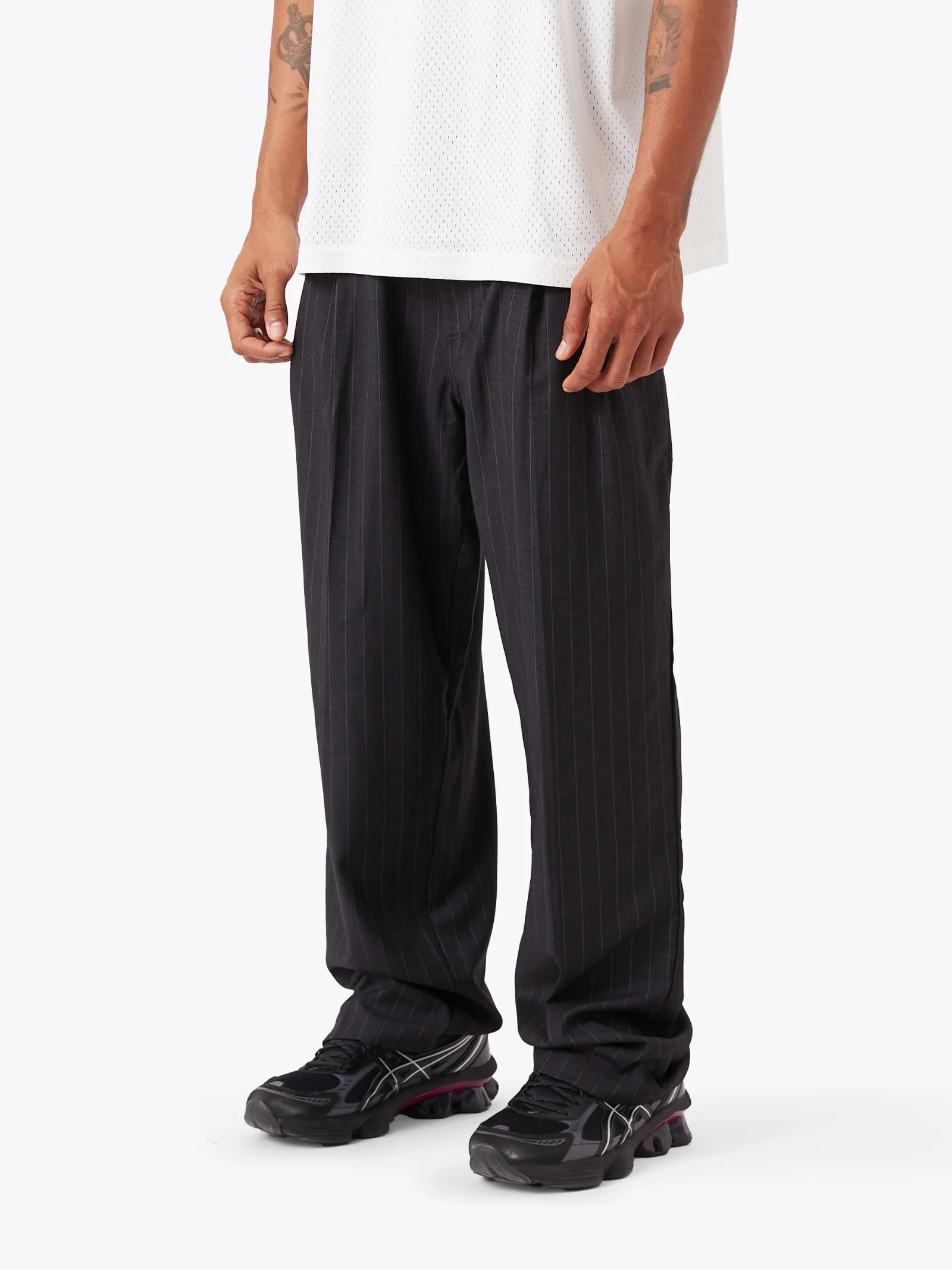 Pinstripe Flow Pant - Image 3