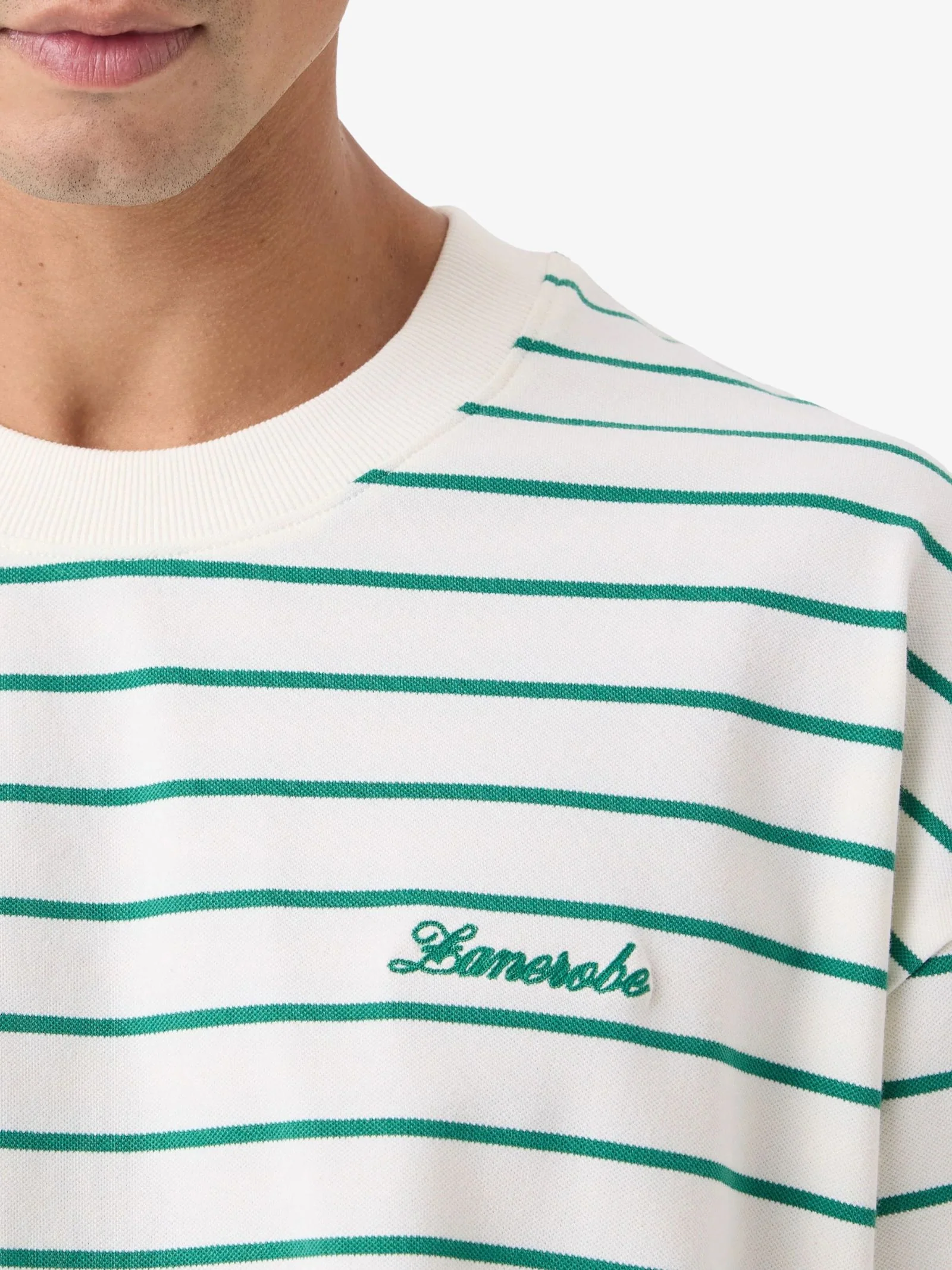 Stripe Crop Flow Tee - Image 3