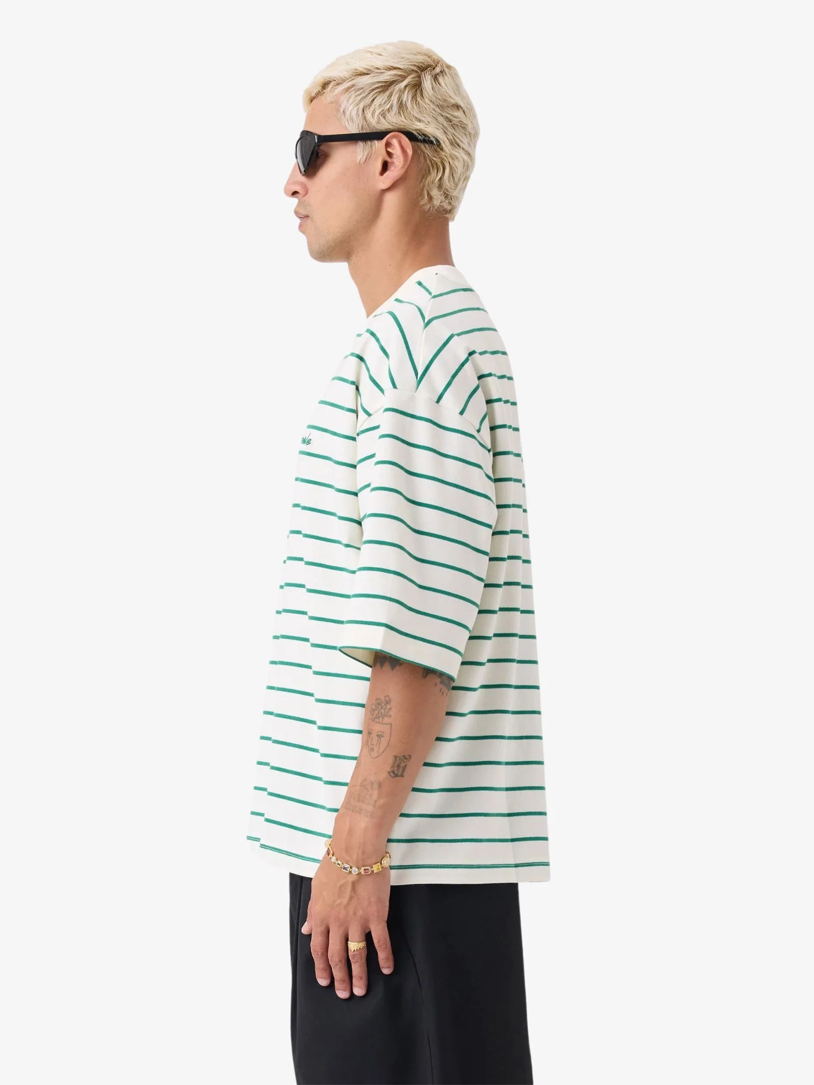 Stripe Crop Flow Tee - Image 5