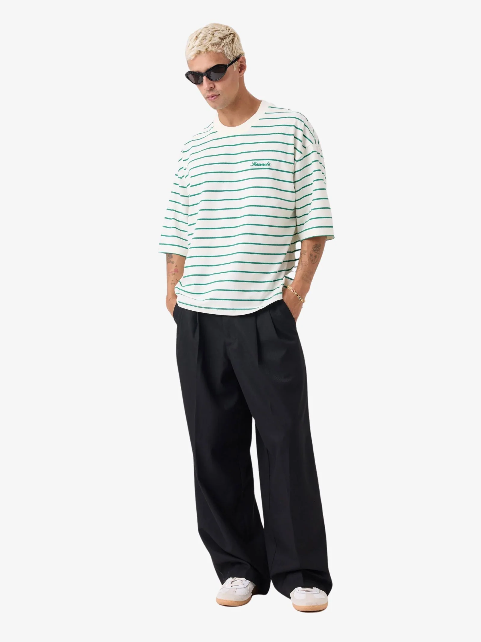 Stripe Crop Flow Tee - Image 6