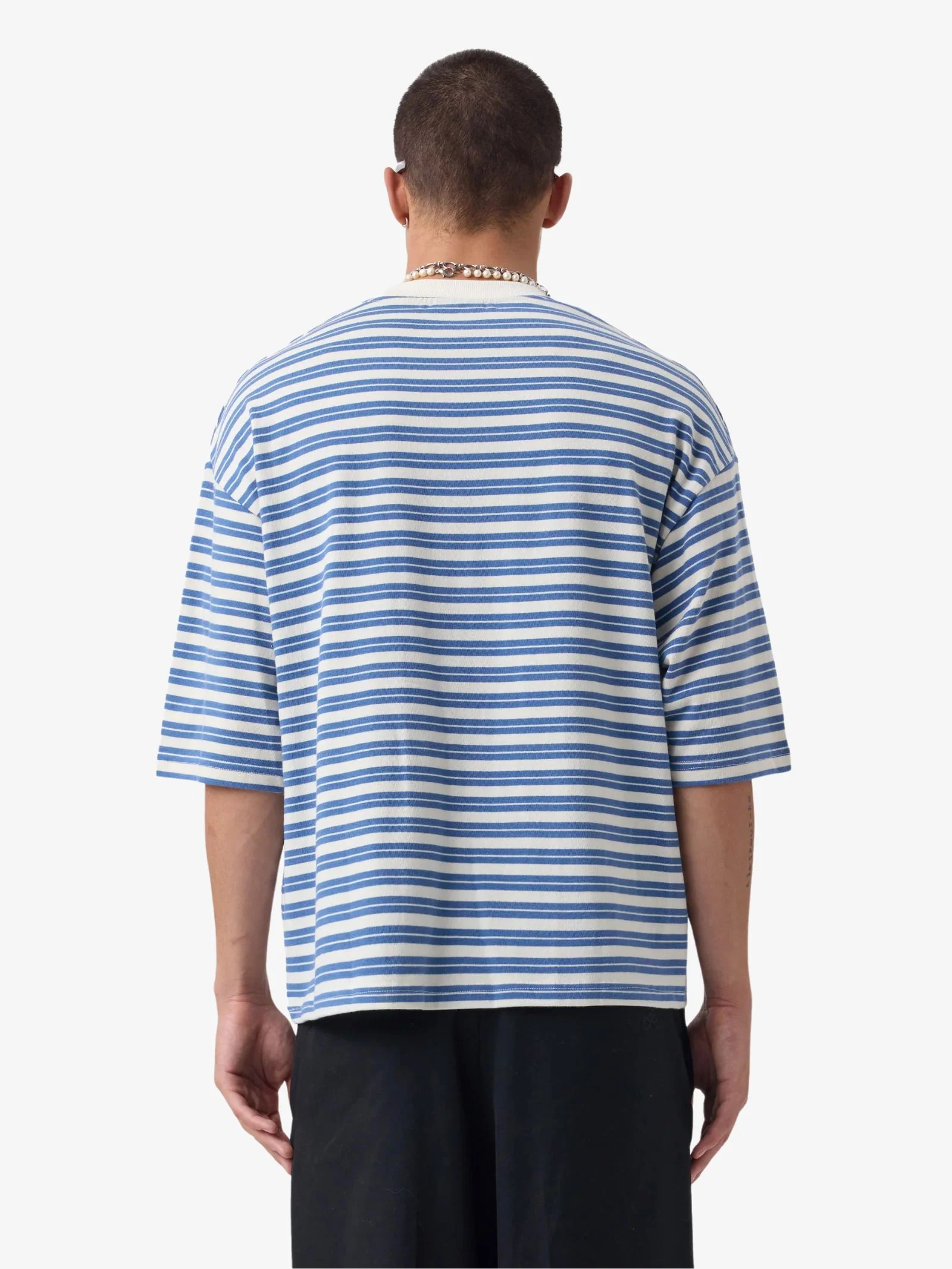 Stripe Flow Crop Tee - Image 2