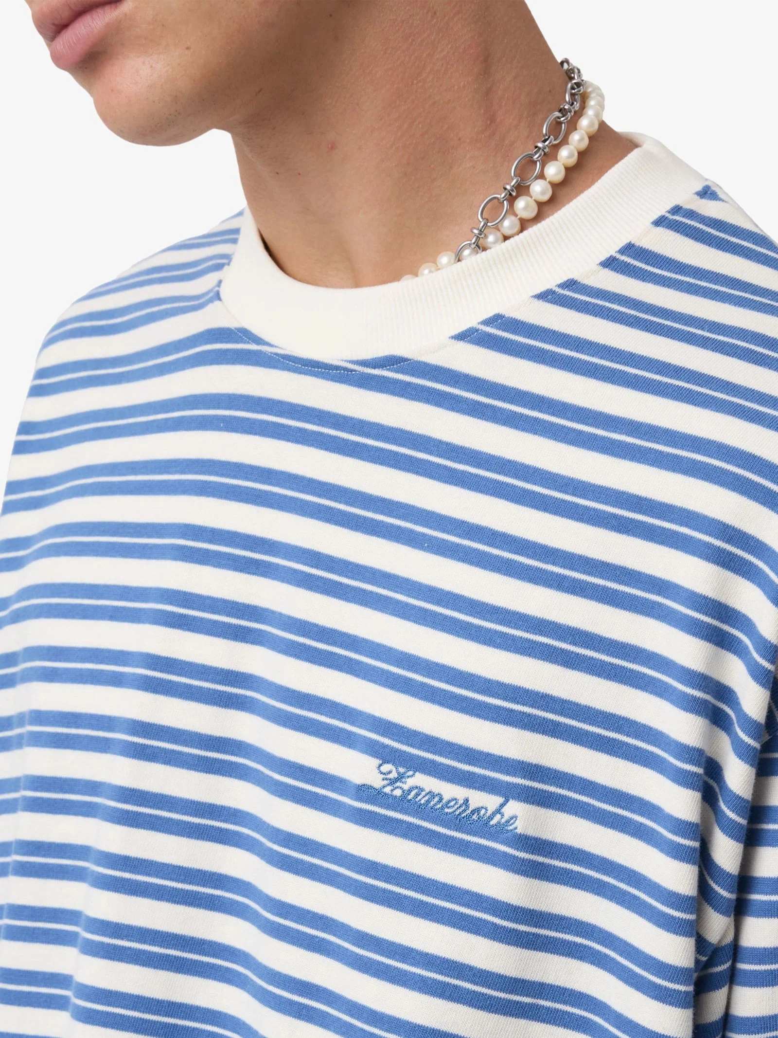 Stripe Flow Crop Tee - Image 3