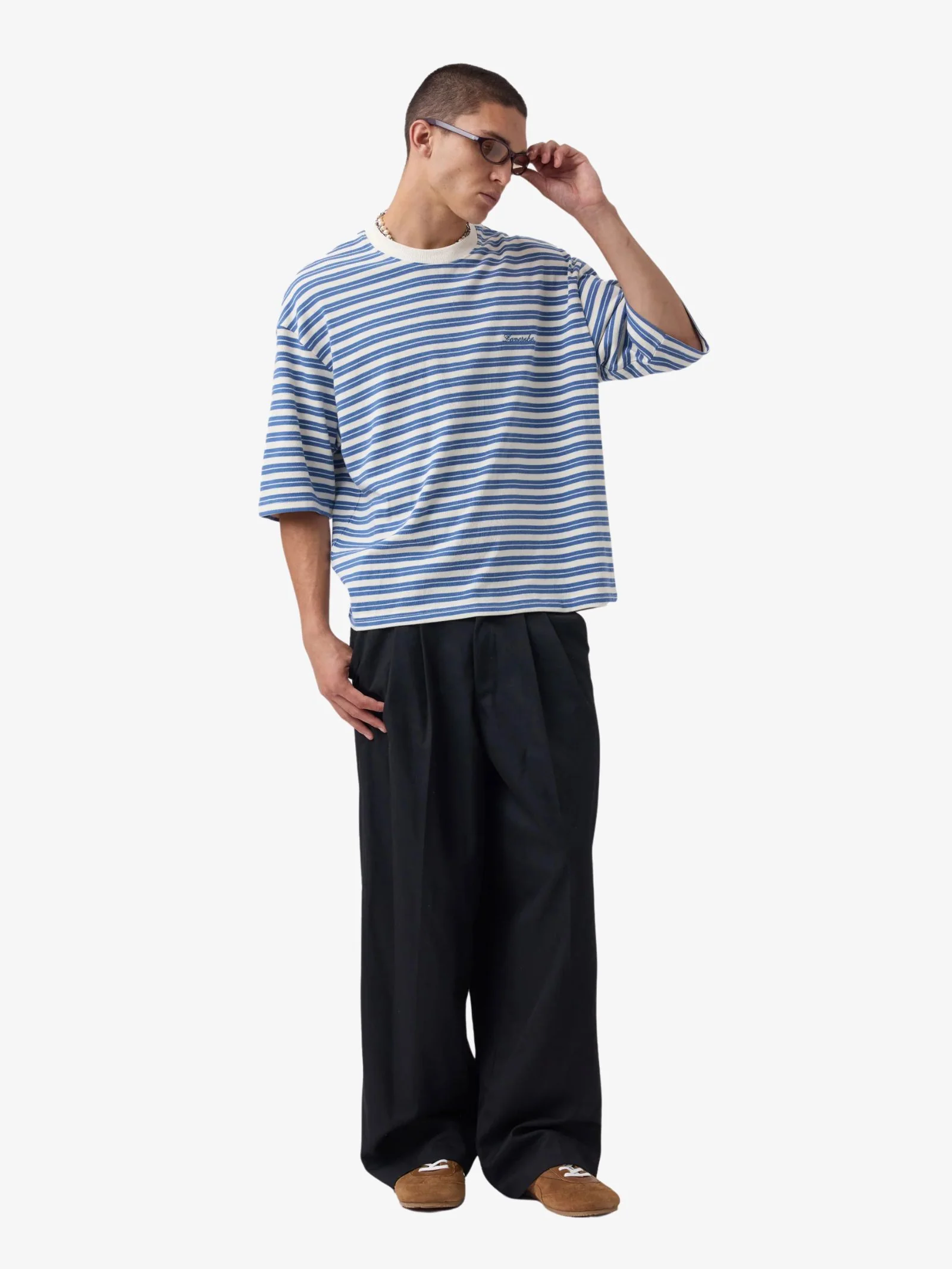 Stripe Flow Crop Tee - Image 4