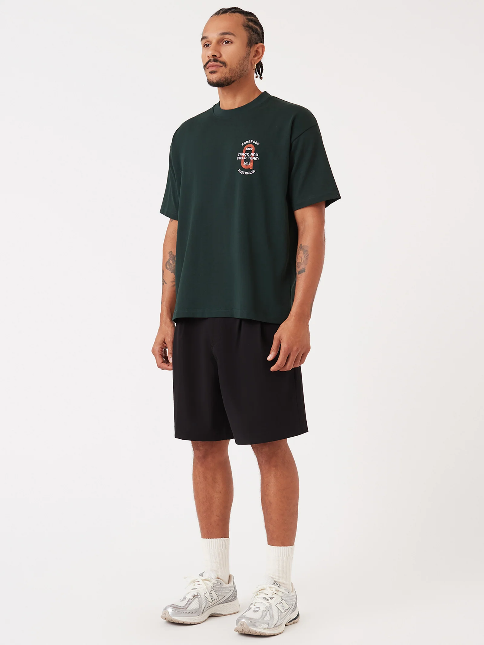 Track Team Box Crop Tee - Image 5