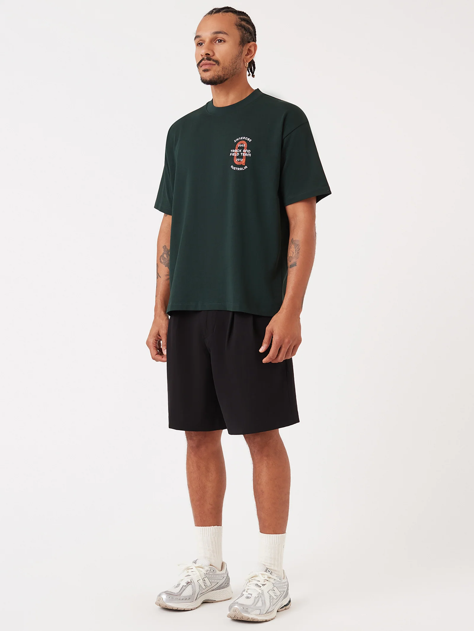 Track Team Box Crop Tee - Image 6